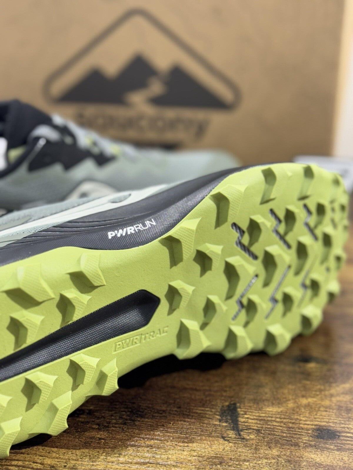 Saucony Peregrine 14 Gore Tex System Uomo Casual Saucony Green Trail 40