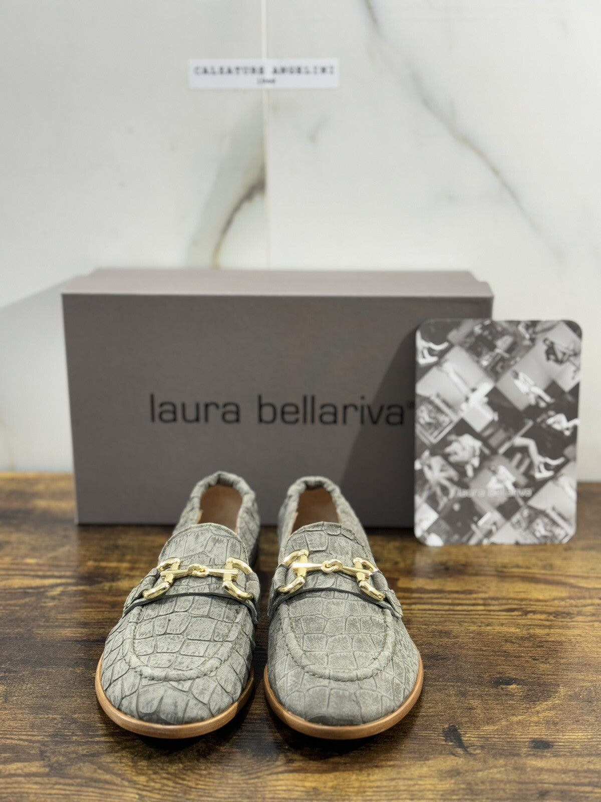 Laura Bellariva Mocassino Donna Verde Pelle Flexible Extra light 37