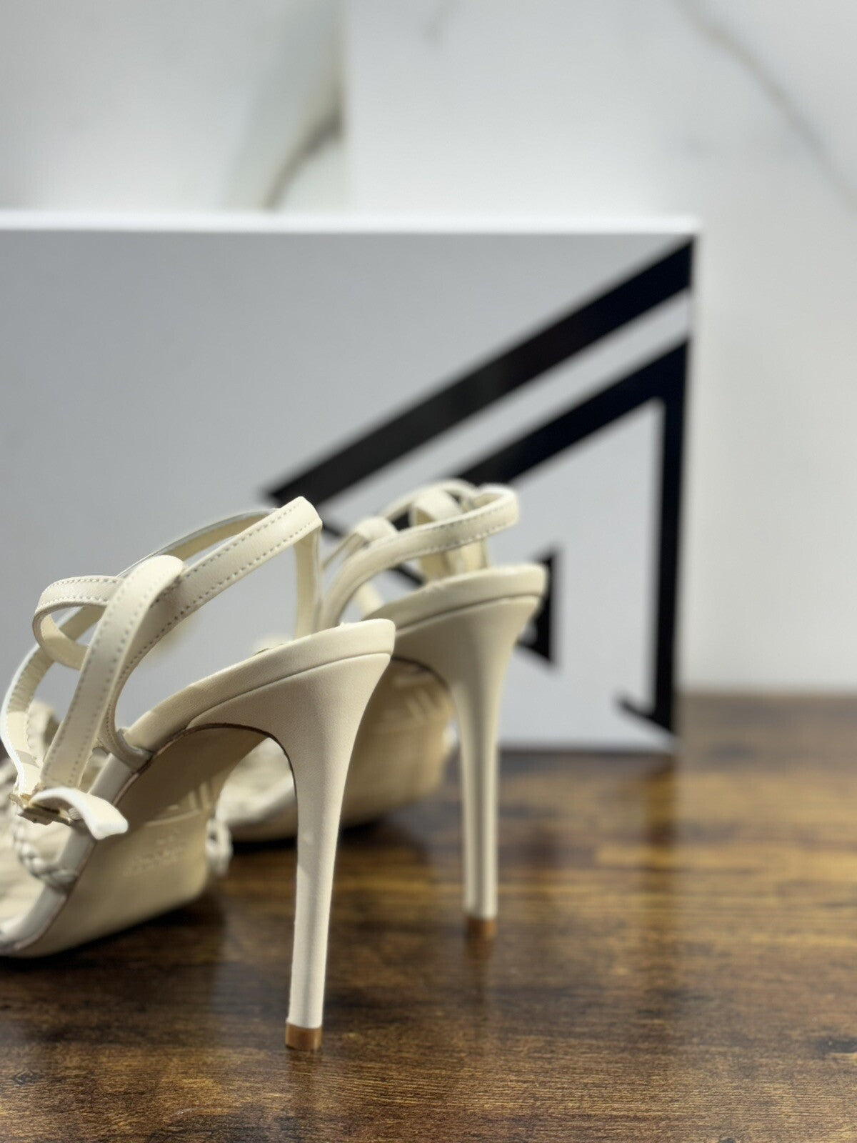 Giampaolo Viozzi Sandalo Donna Beige Pelle Tacco Luxury Woman Sandal 40