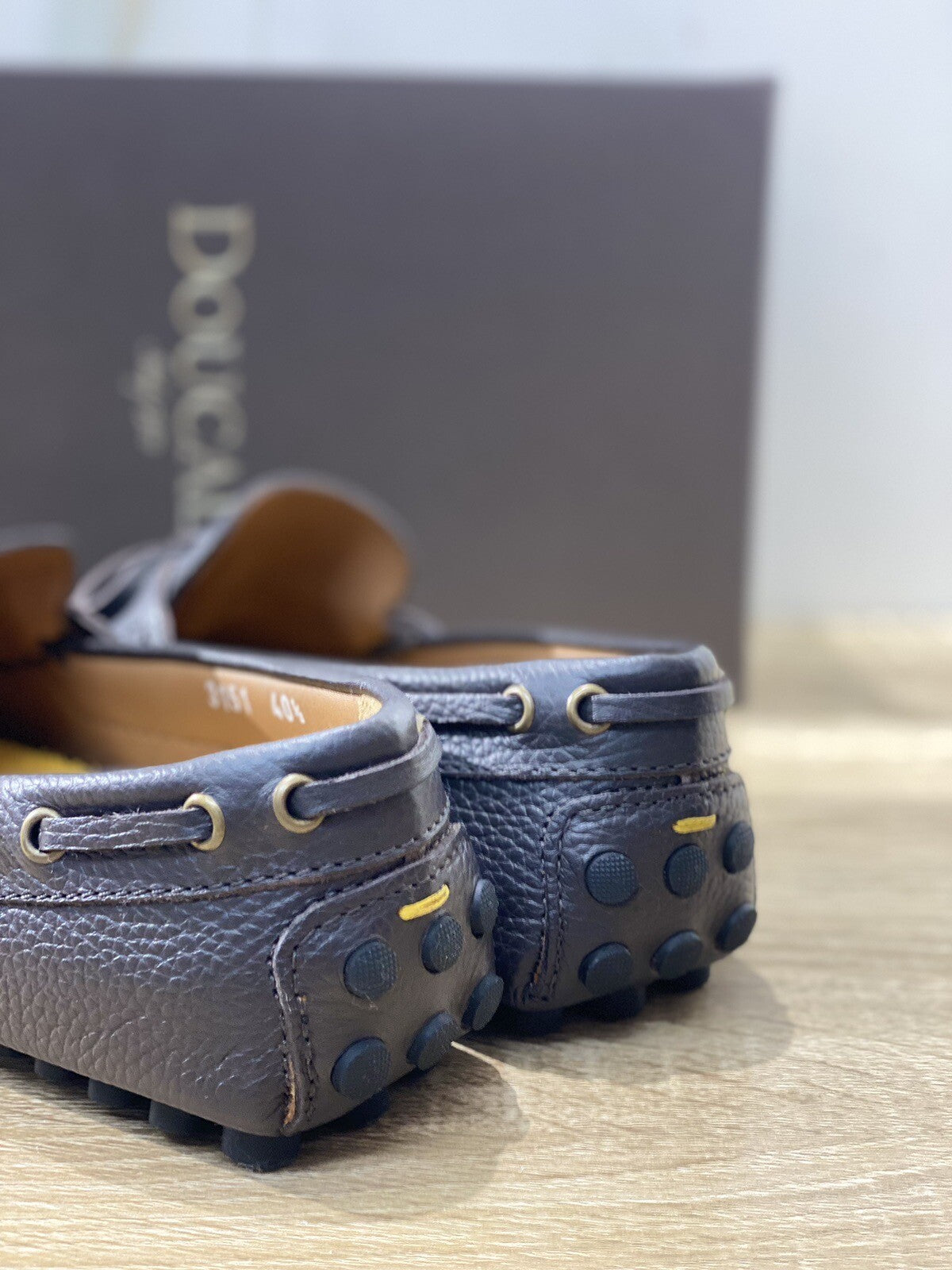 Doucal’s Mocassino Uomo Nova Driver Pelle Testa Moro Luxury Men 40