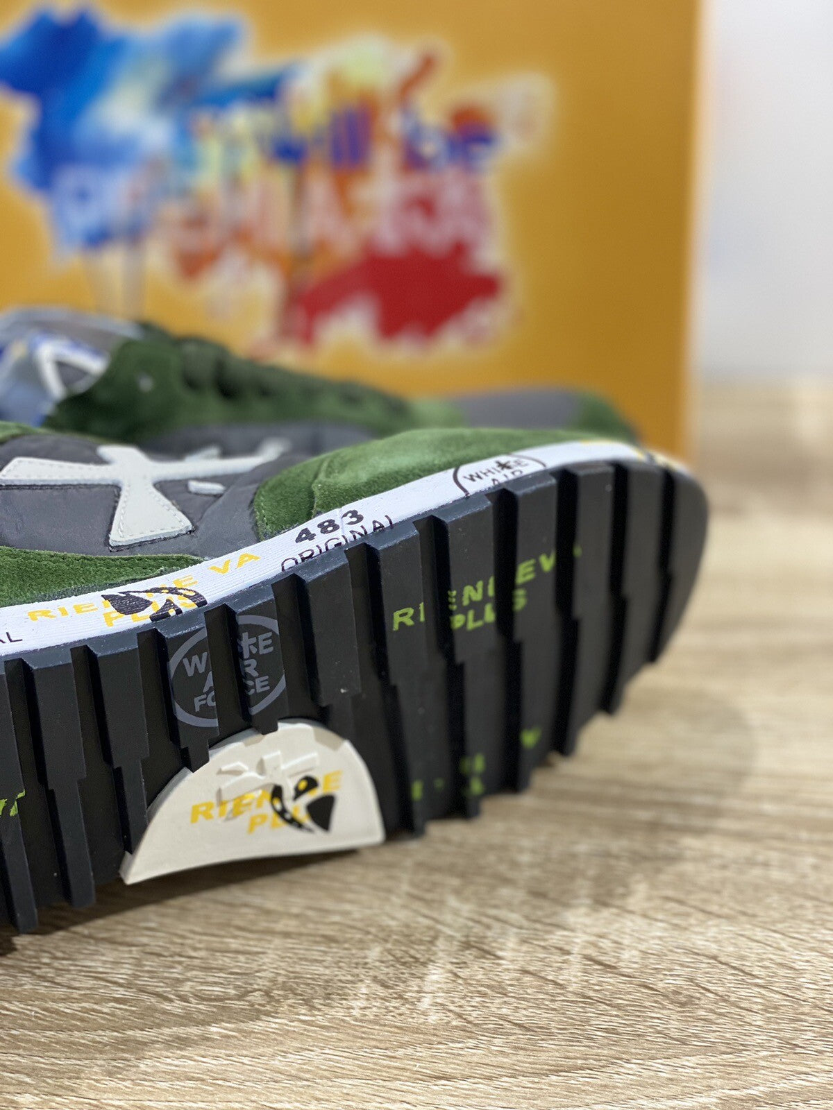 Premiata Sneaker Bambino Modello Zac Zac Suede Verde Casual Premiata 31