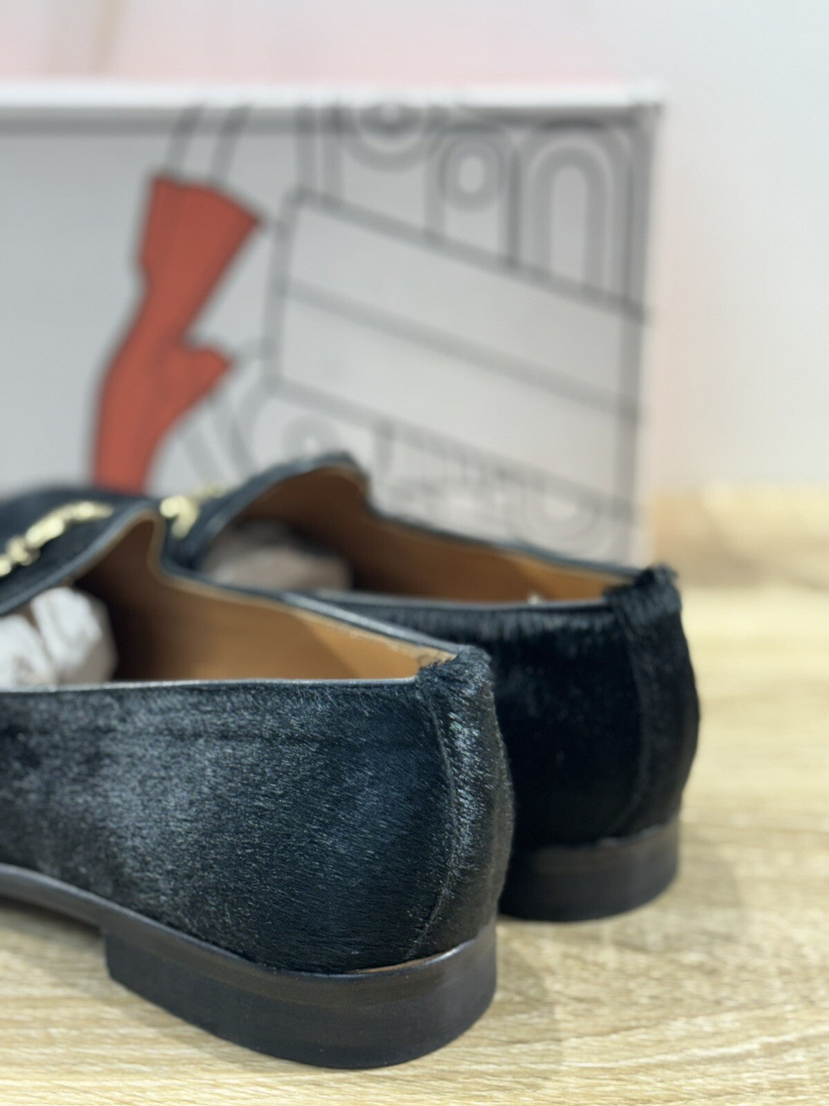 Il Mocassino Scarpa Uomo Cavallino Nero Fondo Vibram Handmade In Italy 42