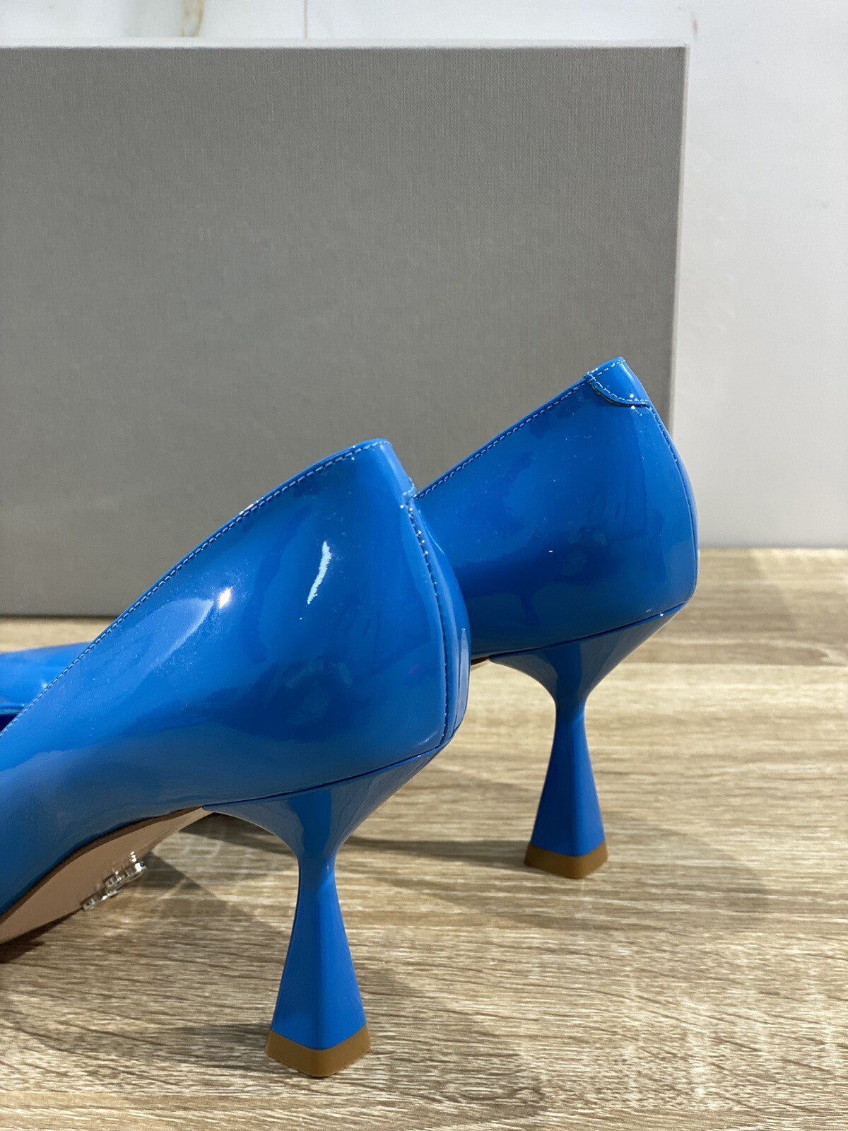 Sergio Levantesi Decollete Donna Julia Pelle Azzurro Luxury Woman Shoes 37