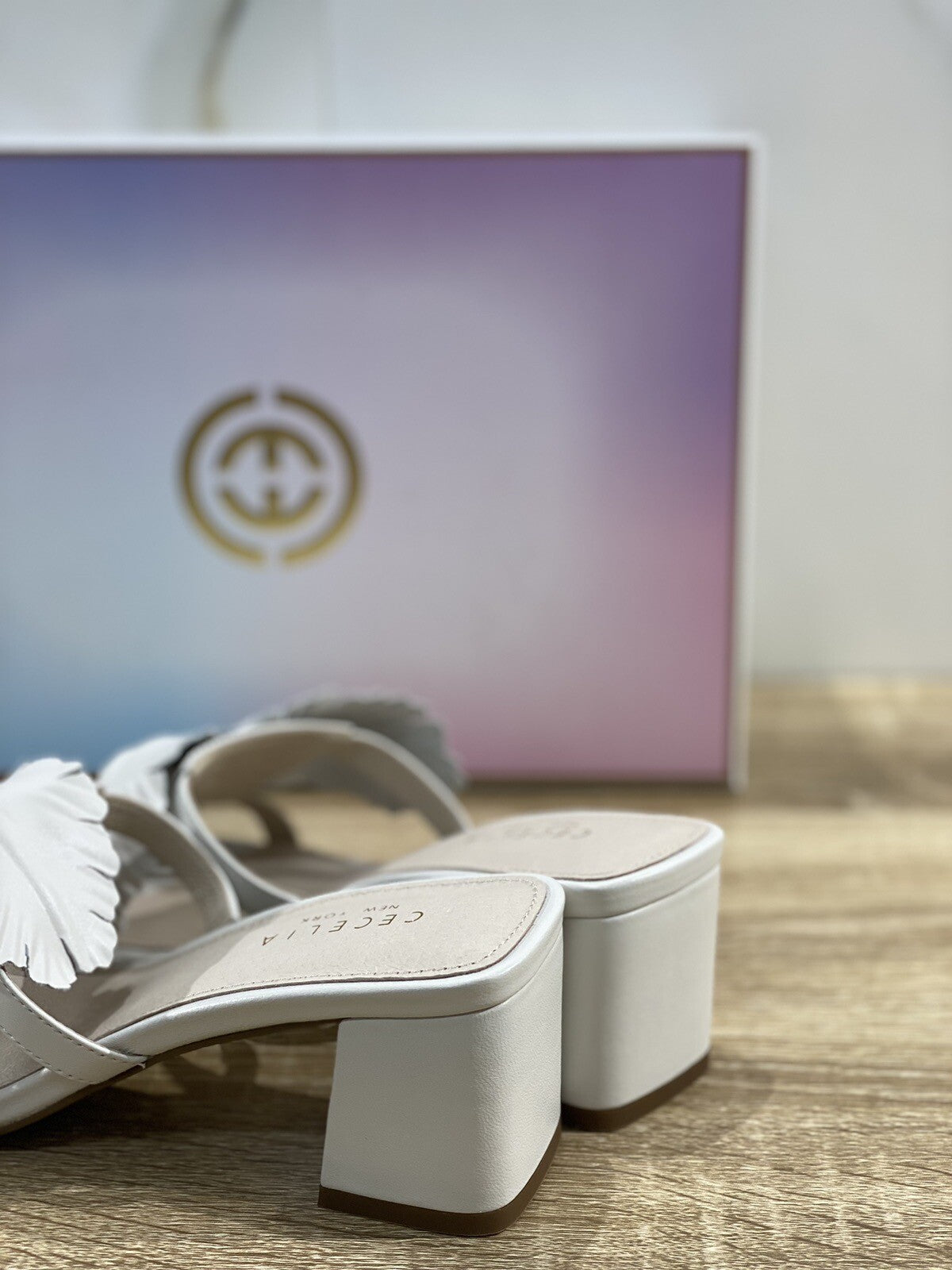 Cecelia New York Sandalo Ciabatta Donna Pelle WhiteCasual Luxury Woman Sandal 37