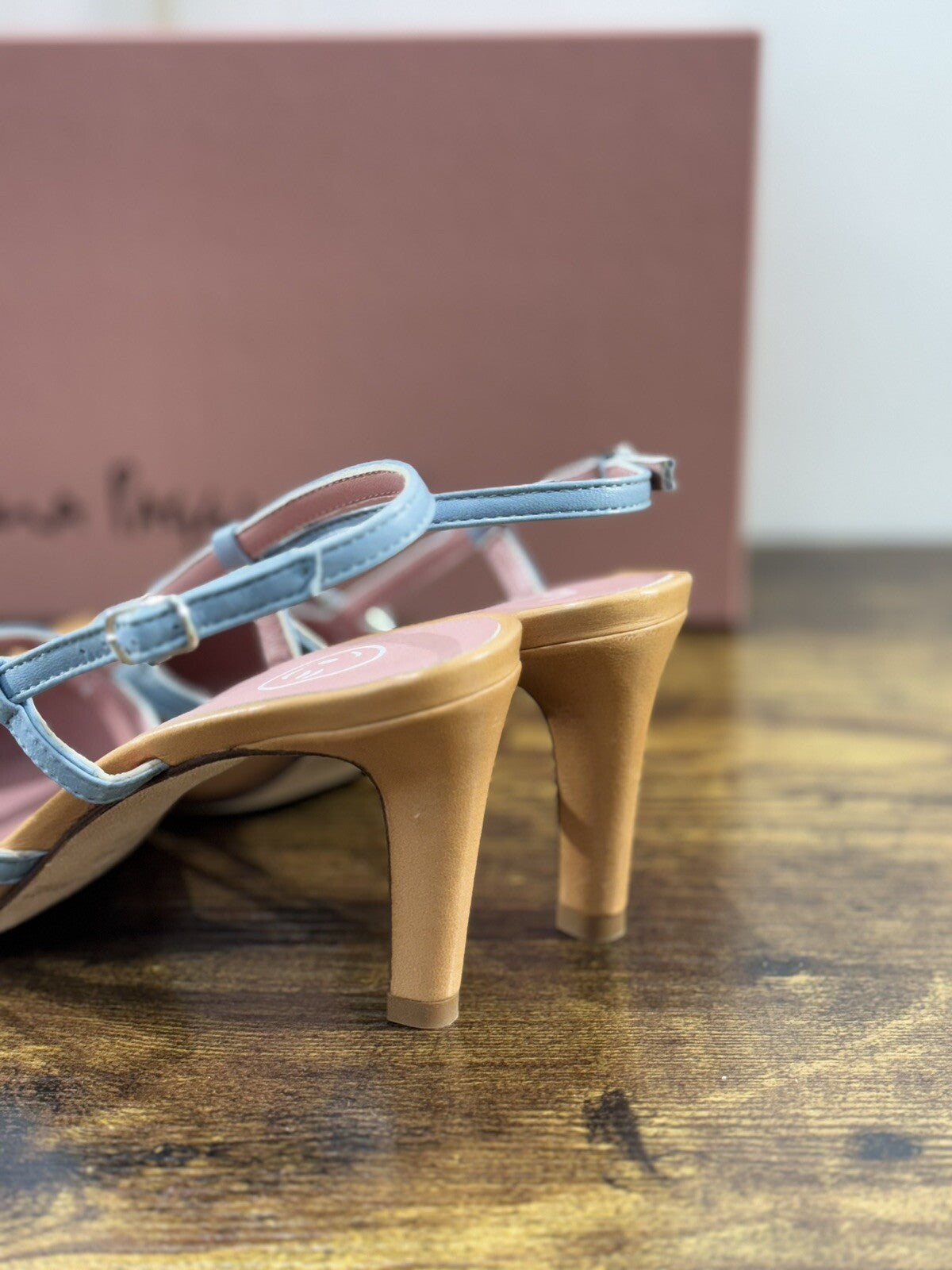 Lorena Paggi Sandalo Donna Sling Back Cuoio Super Soft Made In Italy 39