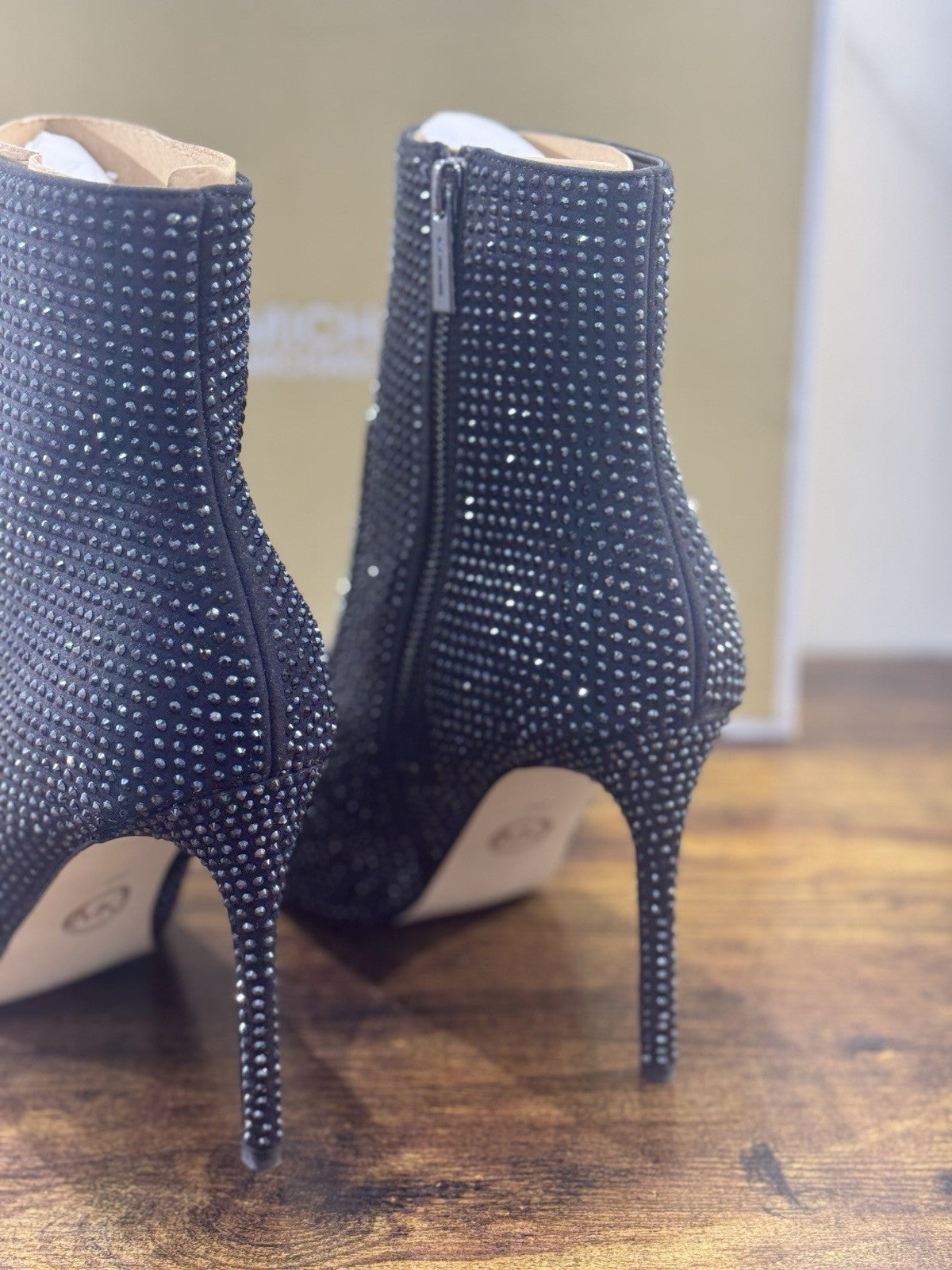 Michael Kors Rue Stiletto Bootie Donna Pelle Nero Casual Donna 37