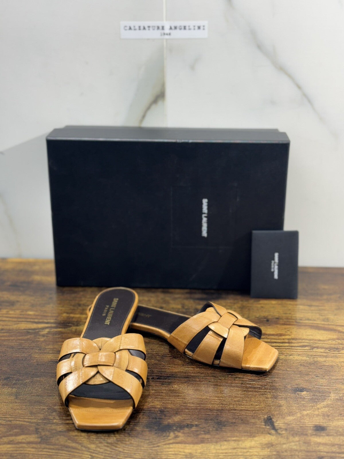 Saint Laurent Tribute Sandal 05 Cuoio Donna Luxury Saint Laurent Woman 36.5