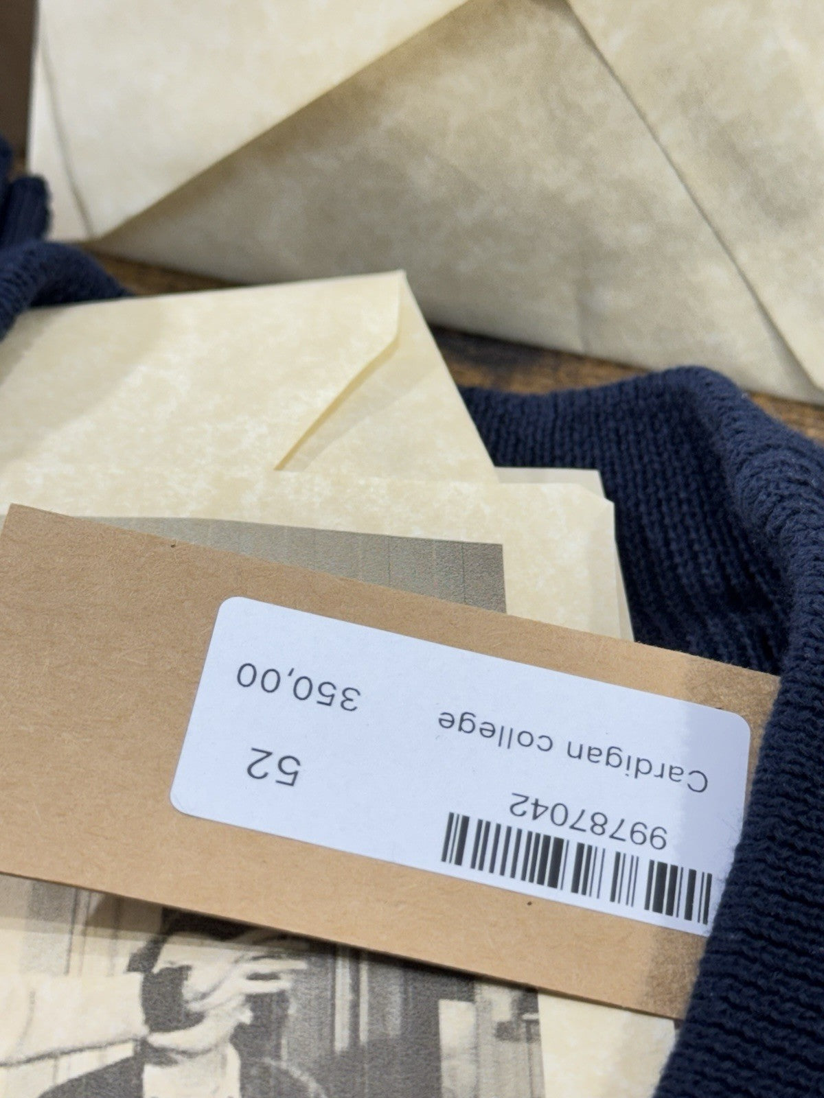 Rakki Cardigan College Steve McQueen Blu Cotone Makò Uomo 52