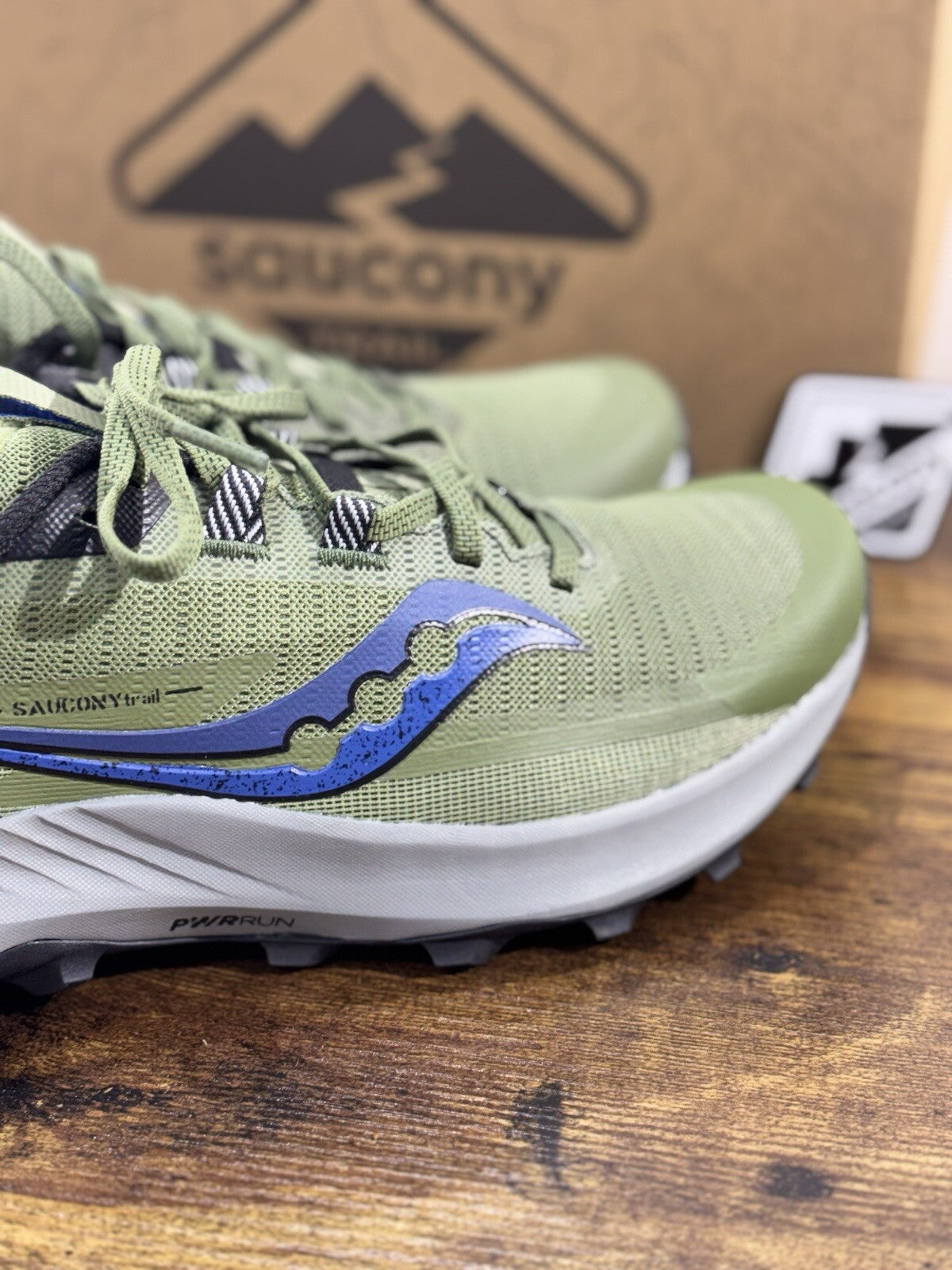 Saucony Peregrine 13 Sneaker Uomo Casual Saucony Green Trail 41