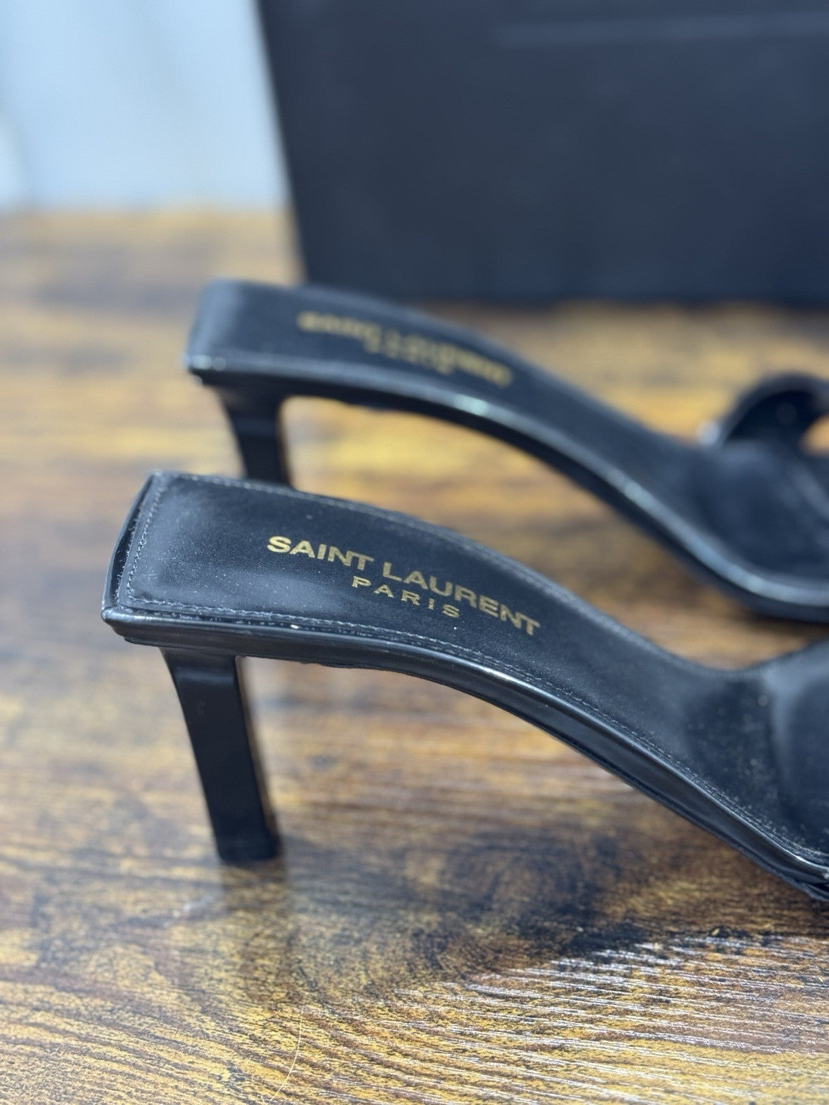 Saint Laurent Pam 70 Mules Nero Donna Luxury Saint Laurent Donna 37