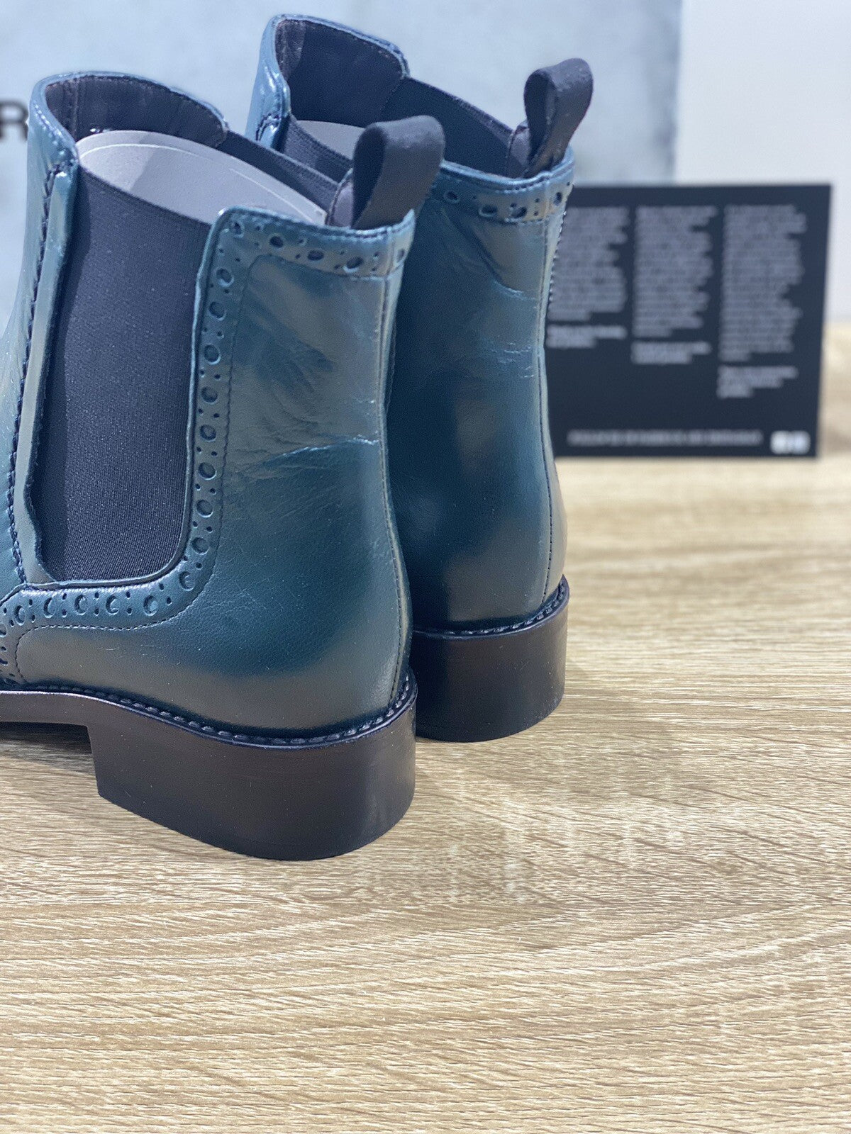 Triver Flight Chelsea Boot donna pelle verdone casual daily boot 37