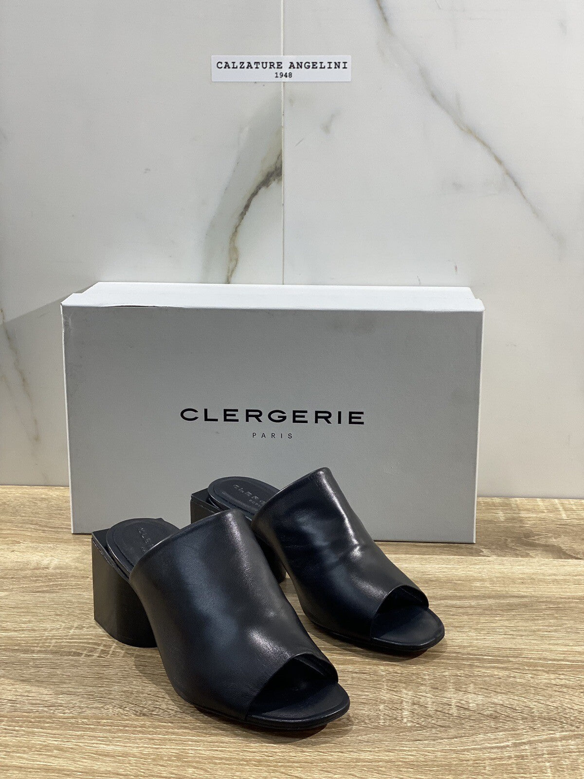 Clergerie Sandalo Donna Edith Nero Pelle Luxury Clergerie Sandal 40