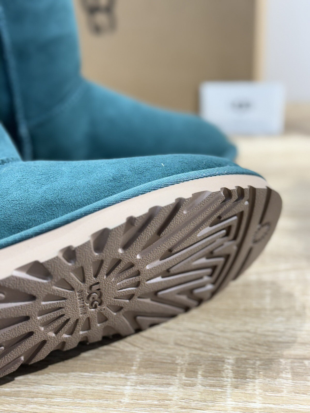 Ugg W classic Short Verde stivaletto Donna suede 37
