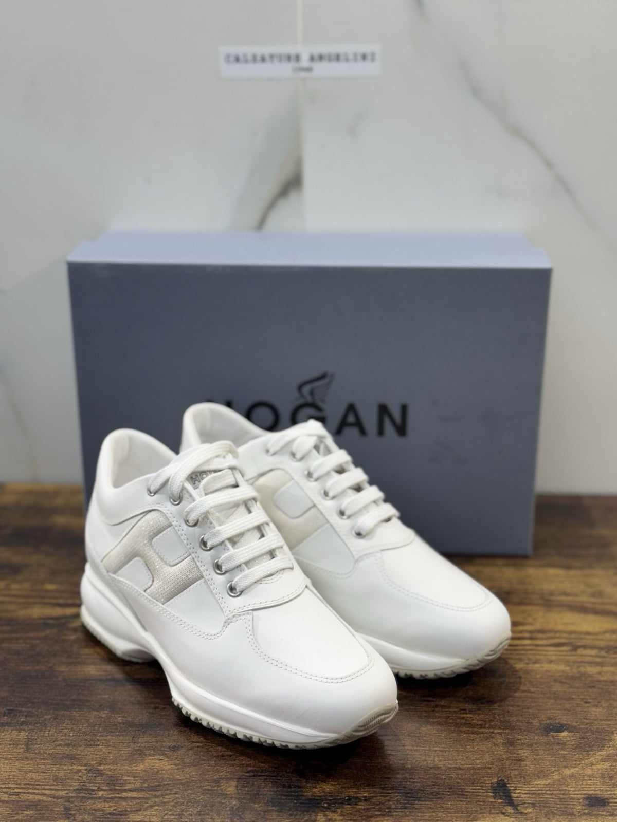 Hogan Interactive Pelle Bianca Casual Hogan Donna 36