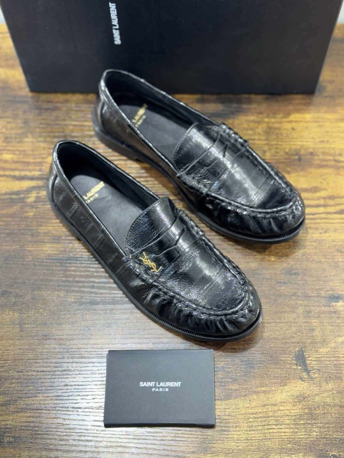 Saint Laurent Le Loafer 15 Mocassino Donna Pelle Nera Luxury Saint Laurent 36.5