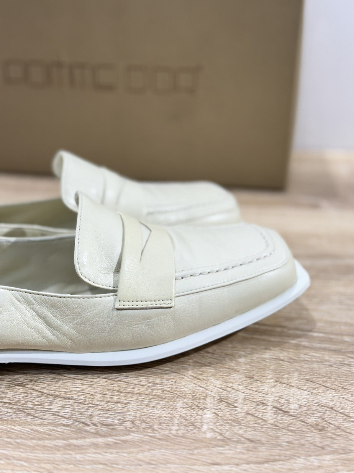 Pomme D’or Mocassino Donna Pelle Crema Luxury Handmade Woman Pomme D’or 39