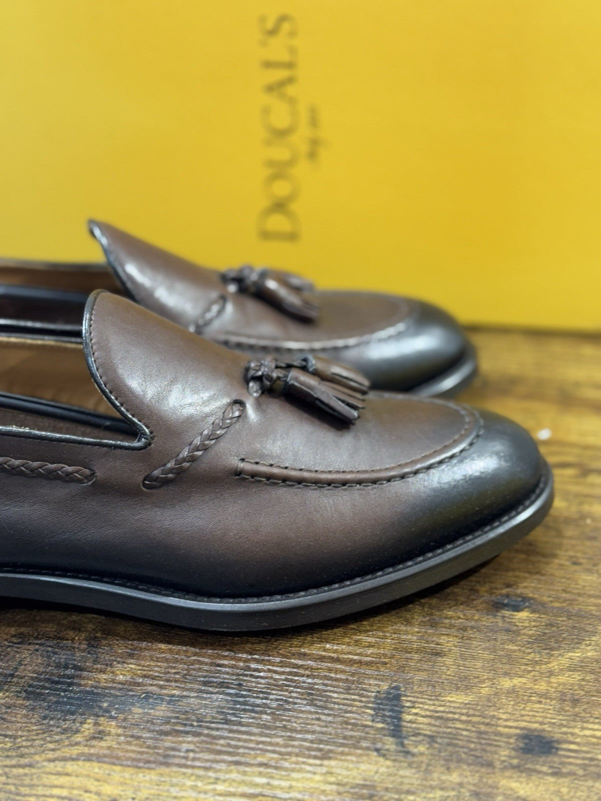 Doucal’s Mocassino Nappine Pelle T Moto Luxury Doucal’s Scarpa Uomo 40