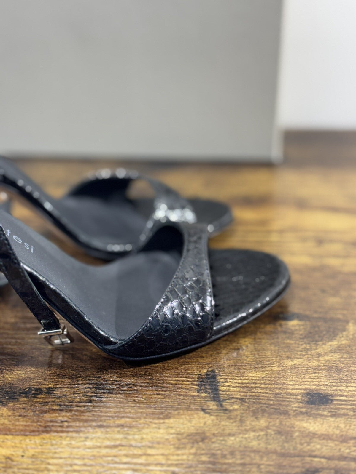 Sergio Levantesi Sandalo Donna Haverly Nero Luxury Woman Sandal 37