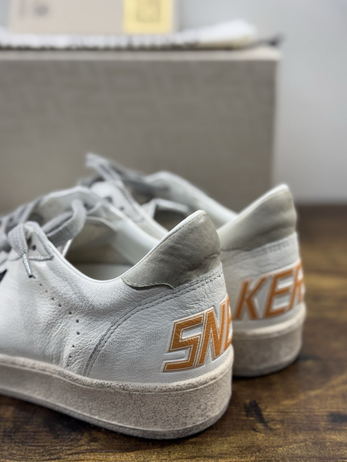 Golden Goose Ball Star Sneaker Uomo White Blue Ice Luxury Casual Golden Goose 45