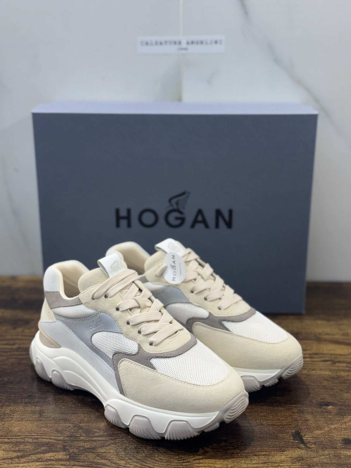 Hogan Hyper Active Donna Sneaker Beige Memory Foam Luxury Hogan Woman 37