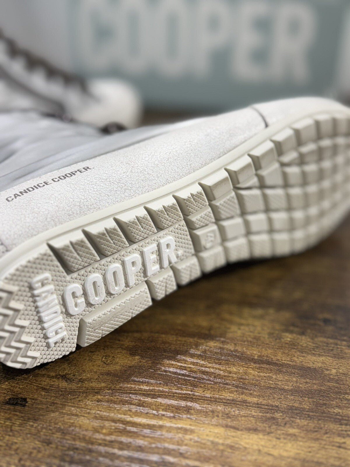 Candide Cooper Sneaker Donna White Silver Casual Shoes 40