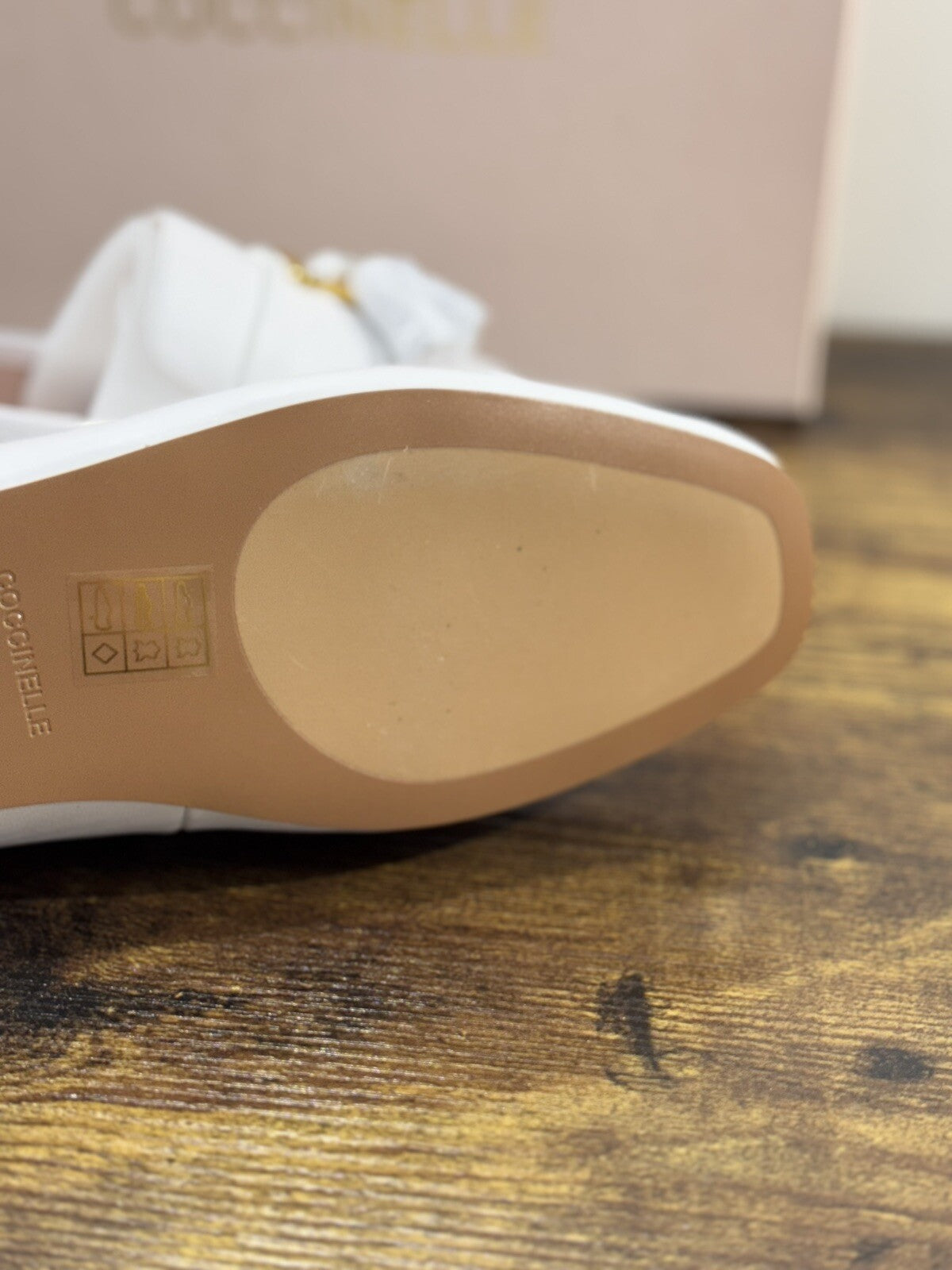 Coccinelle Mocassino Donna Pelle White Luxury Coccinelle Woman Casual 39