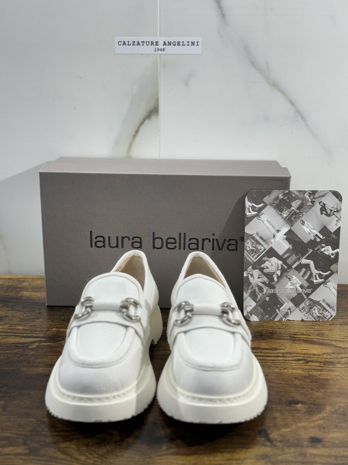 Laura Bellariva Mocassino Donna Bianco Pelle Extra light 37