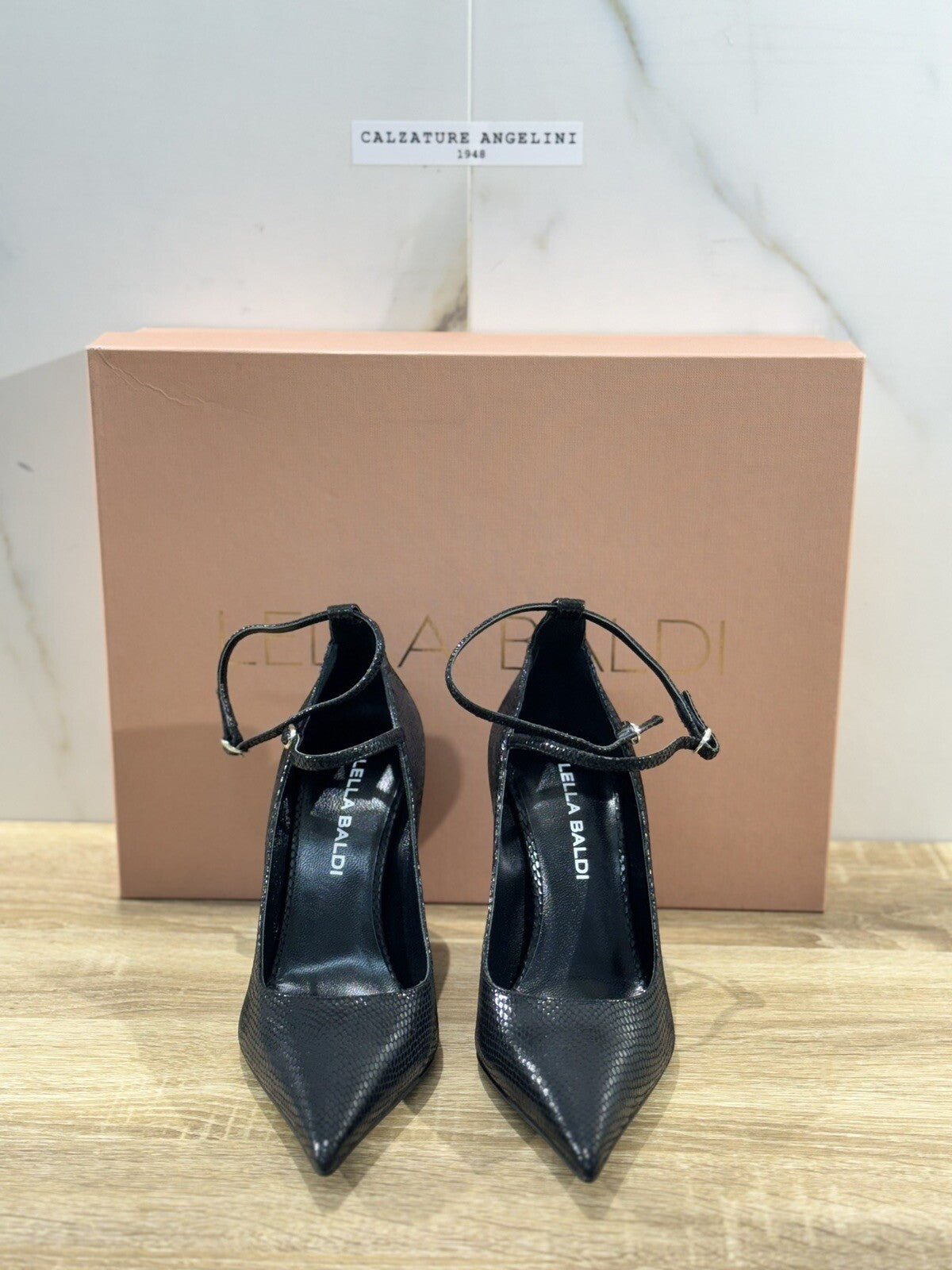 Lella Baldi Décolleté Donna LT735 Pelle Nero Luxury Woman Shoes Lella Baldi 39