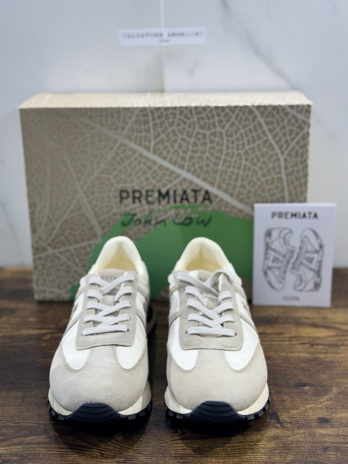 Premiata Sneaker Uomo John Low Beige Casual Premiata Men Shoe 41