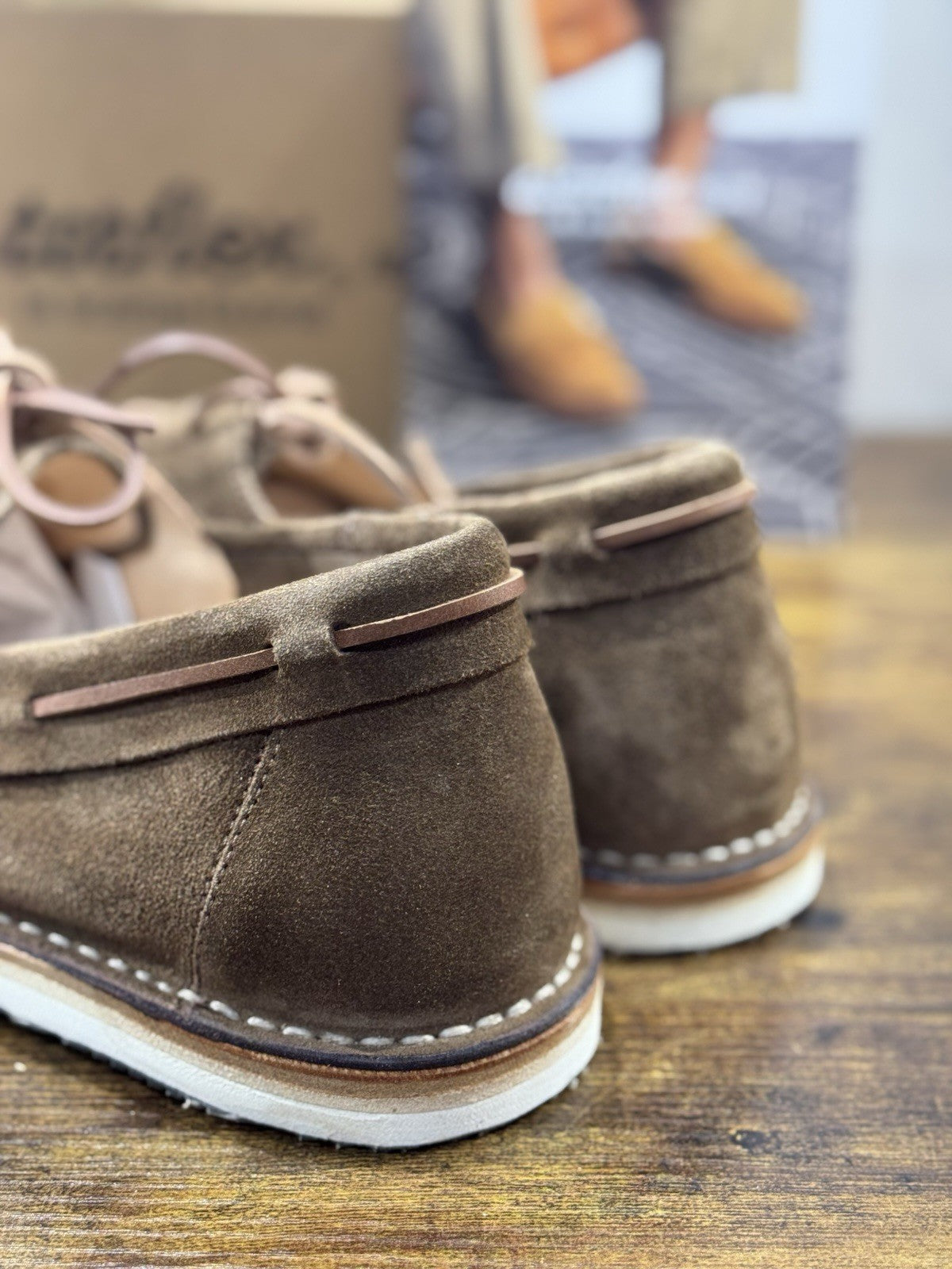 Astorflex Scarpa Dockflex Suede Dark Khaki Handmade Quality Uomo 44