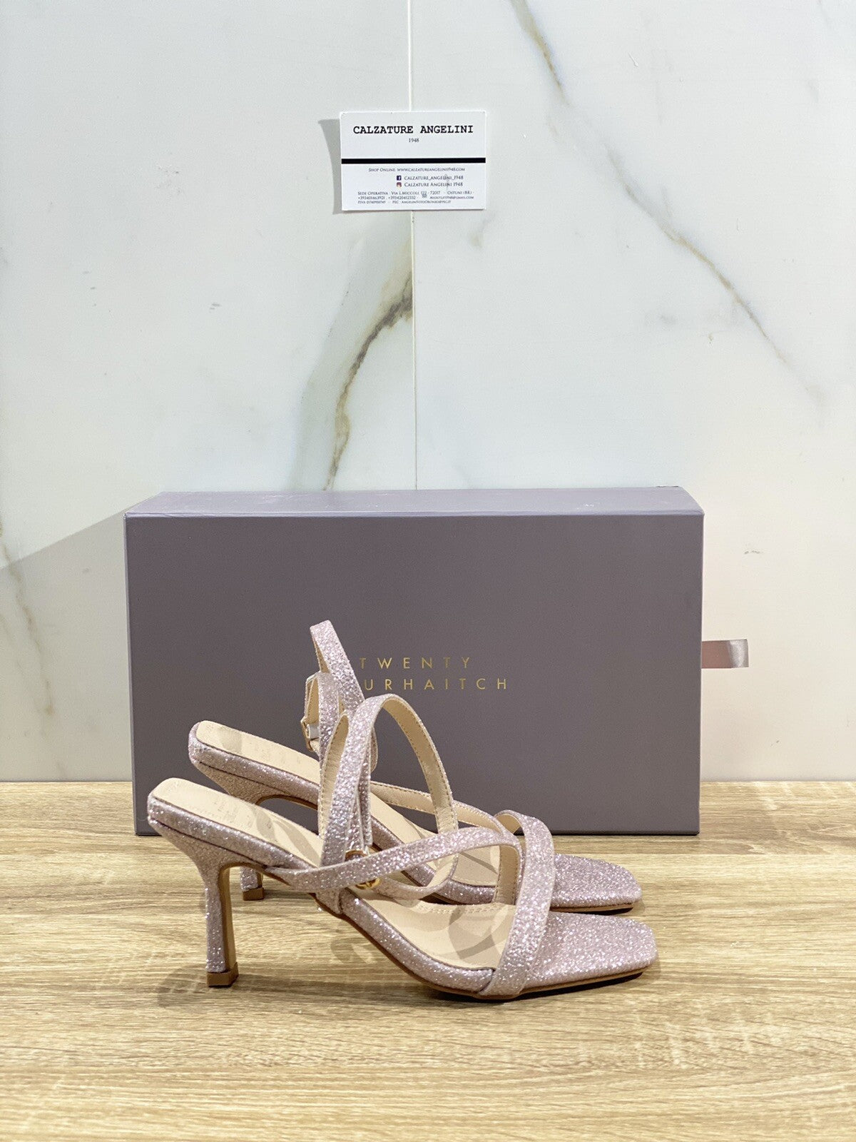 Twenty Fourhaitch Sparkling Sandal Donna Rosa Casual 38