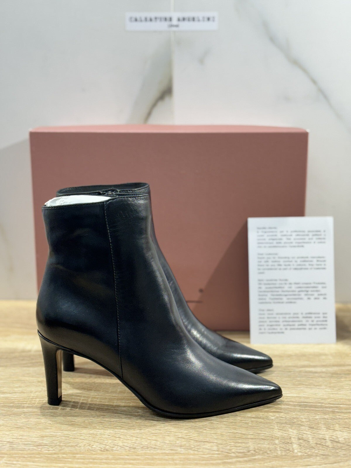 Lorena Paggi Stivaletto donna pelle Nero Super Soft luxury boot Donna 35