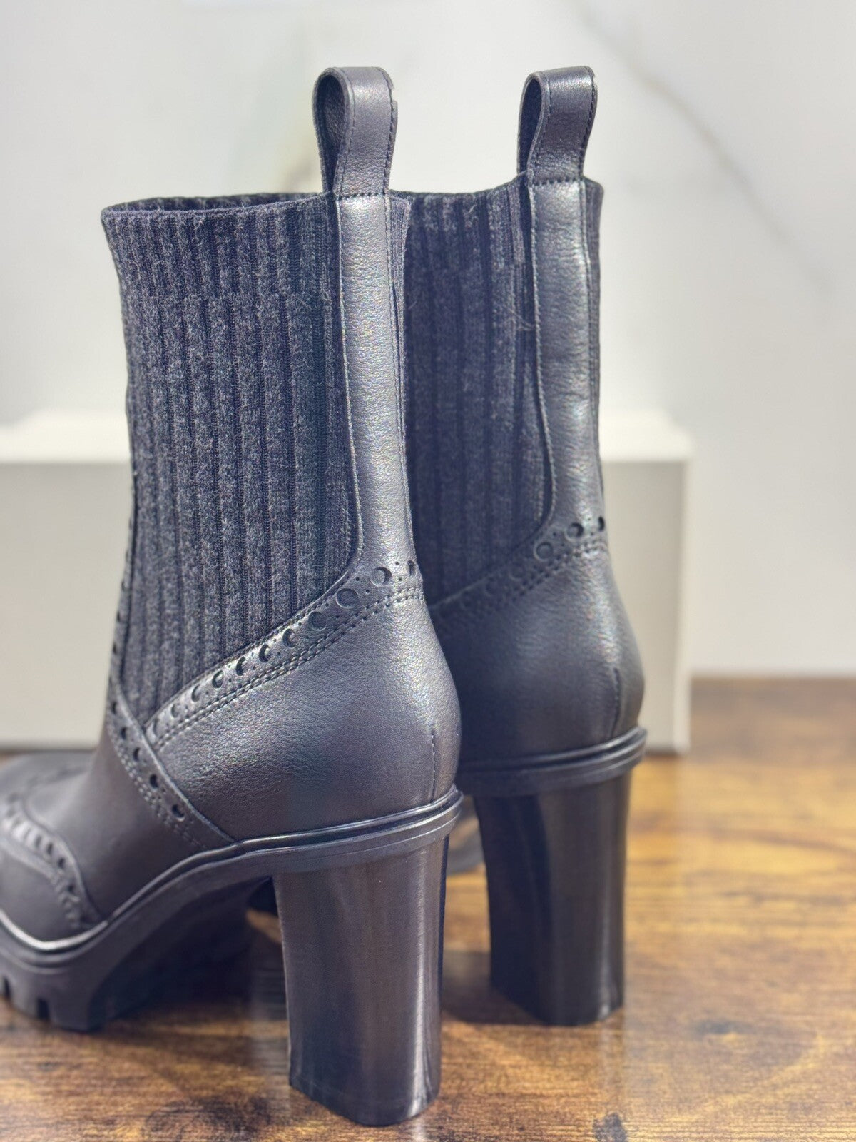 Santoni Tronchetto Donna Pelle Nera Casual Luxury Boot Woman Santoni 39