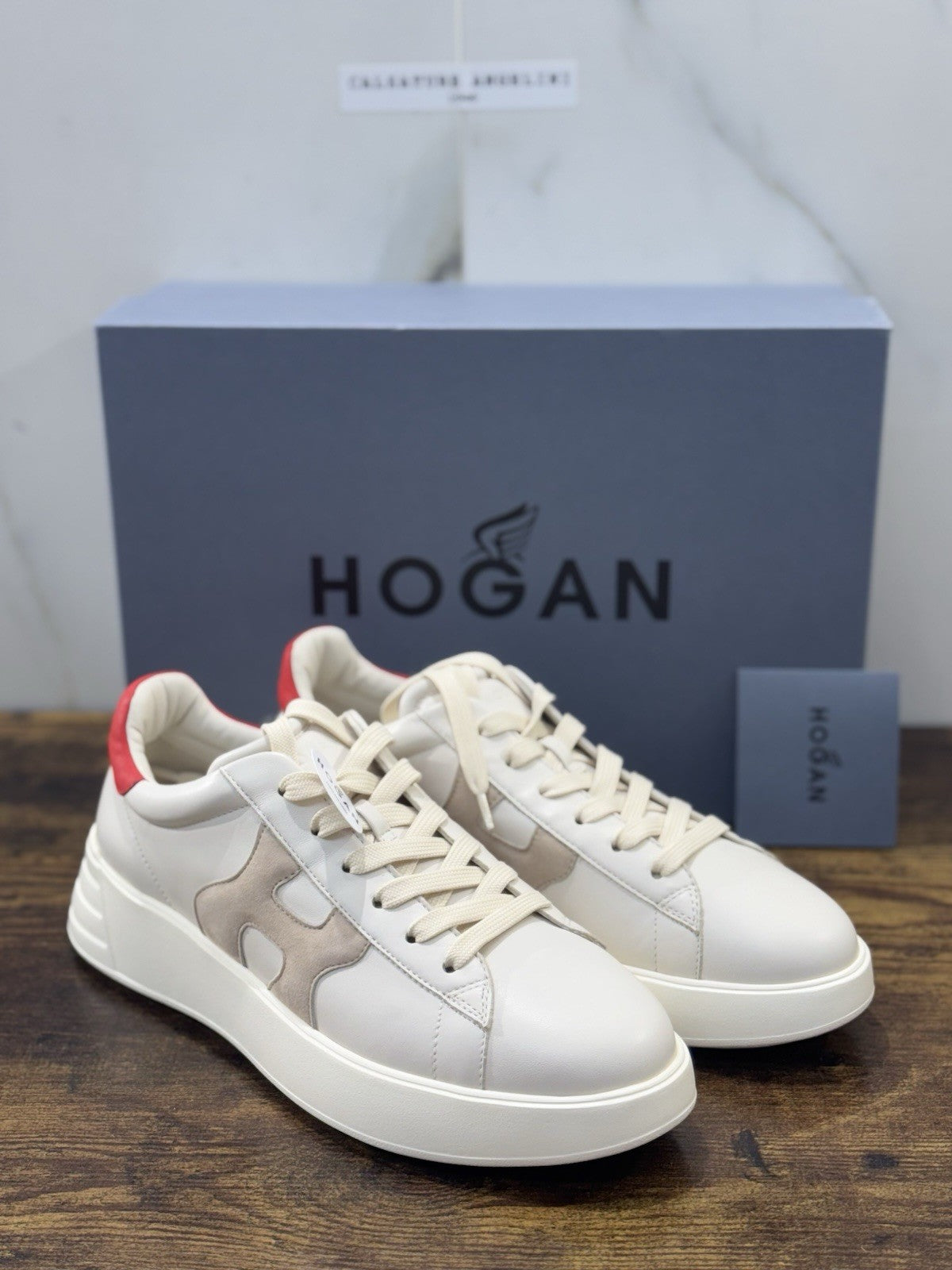 Hogan H562 Rebel Sneaker Pelle Casual Burro Hogan Scarpe Donna 41