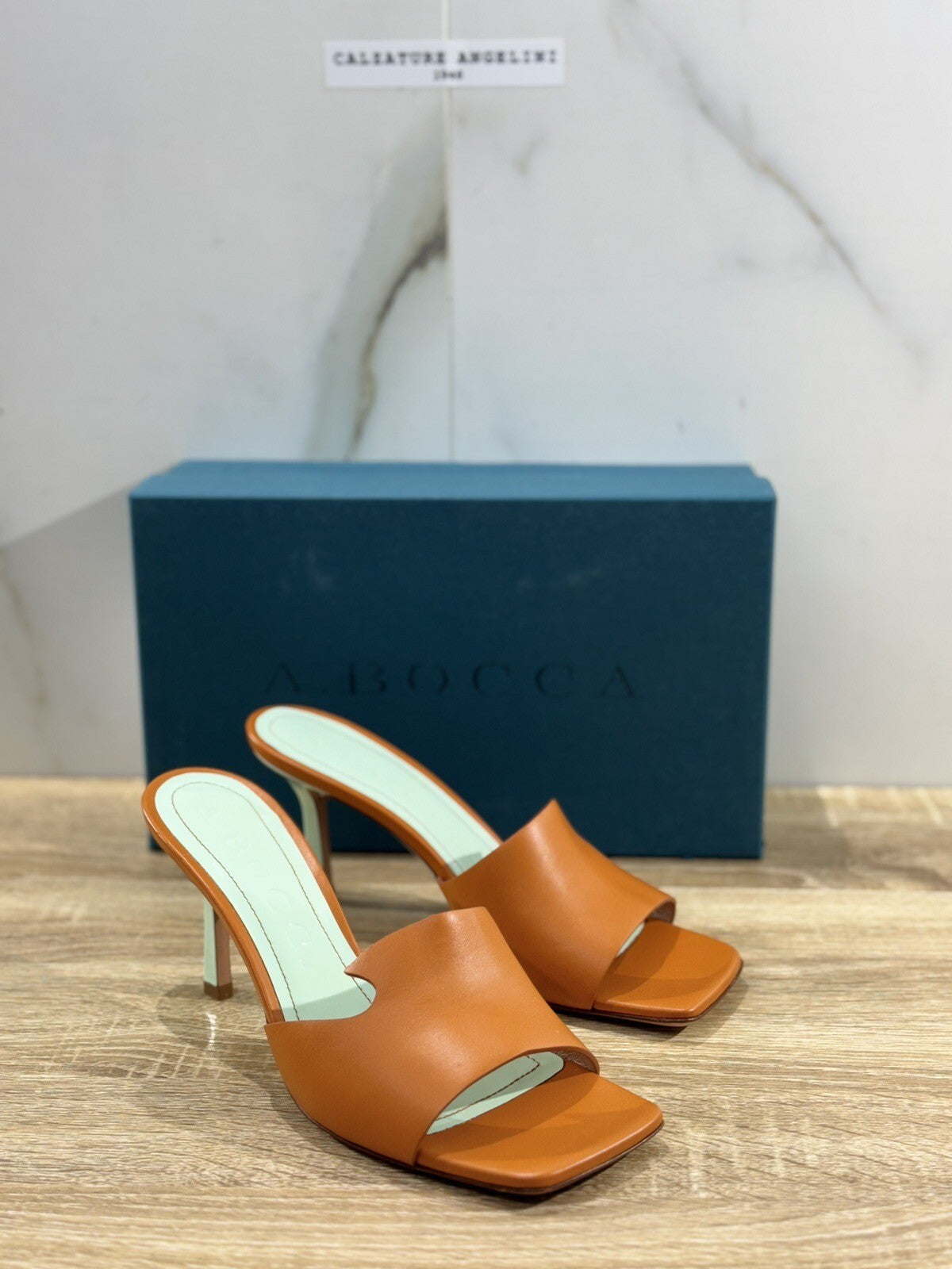 A.Bocca Sandalo Donna Mules Pelle Aragosta Luxury Woman Sandal A.Bocca 36