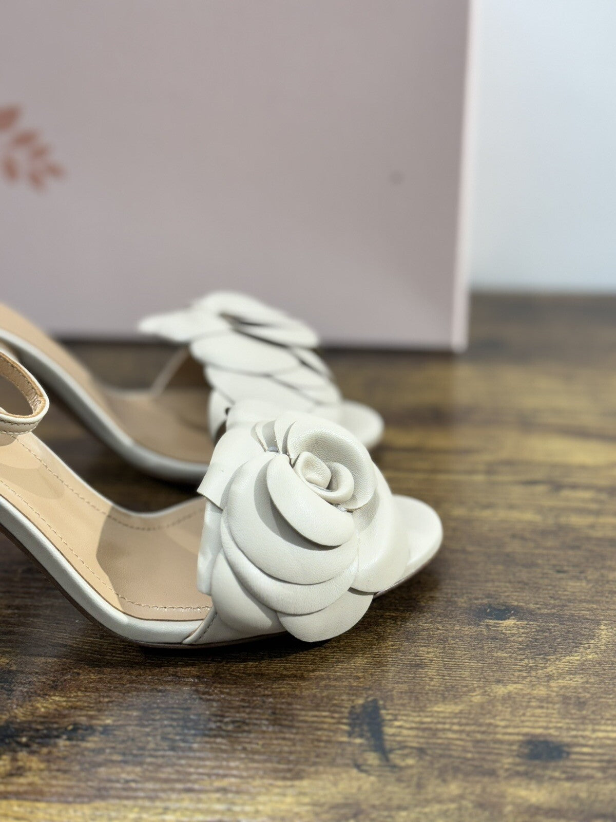 Relac Sandalo Donna Fiore Pelle Beige Chiaro Handmade Shoes Relac 39