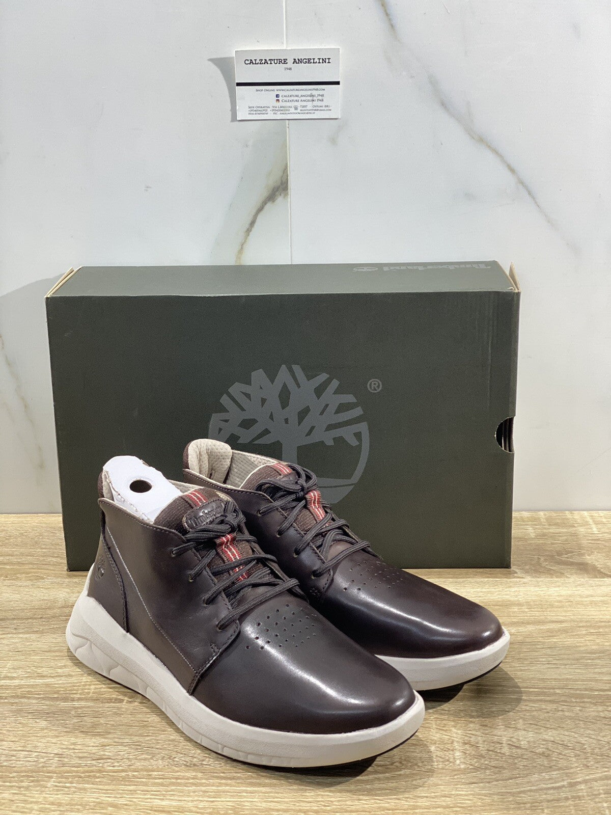 Timberland Bradstreet Ultra chukka boot uomo in pelle Brown timberland boot 40