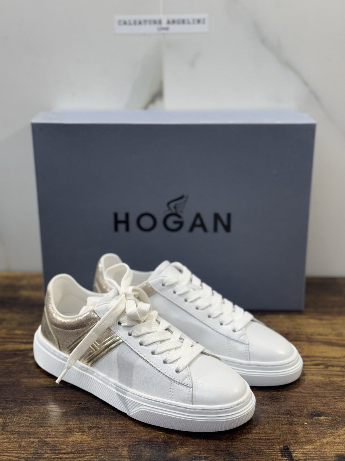 Hogan H365 Sneaker Pelle Bianca Casual Hogan Donna 35