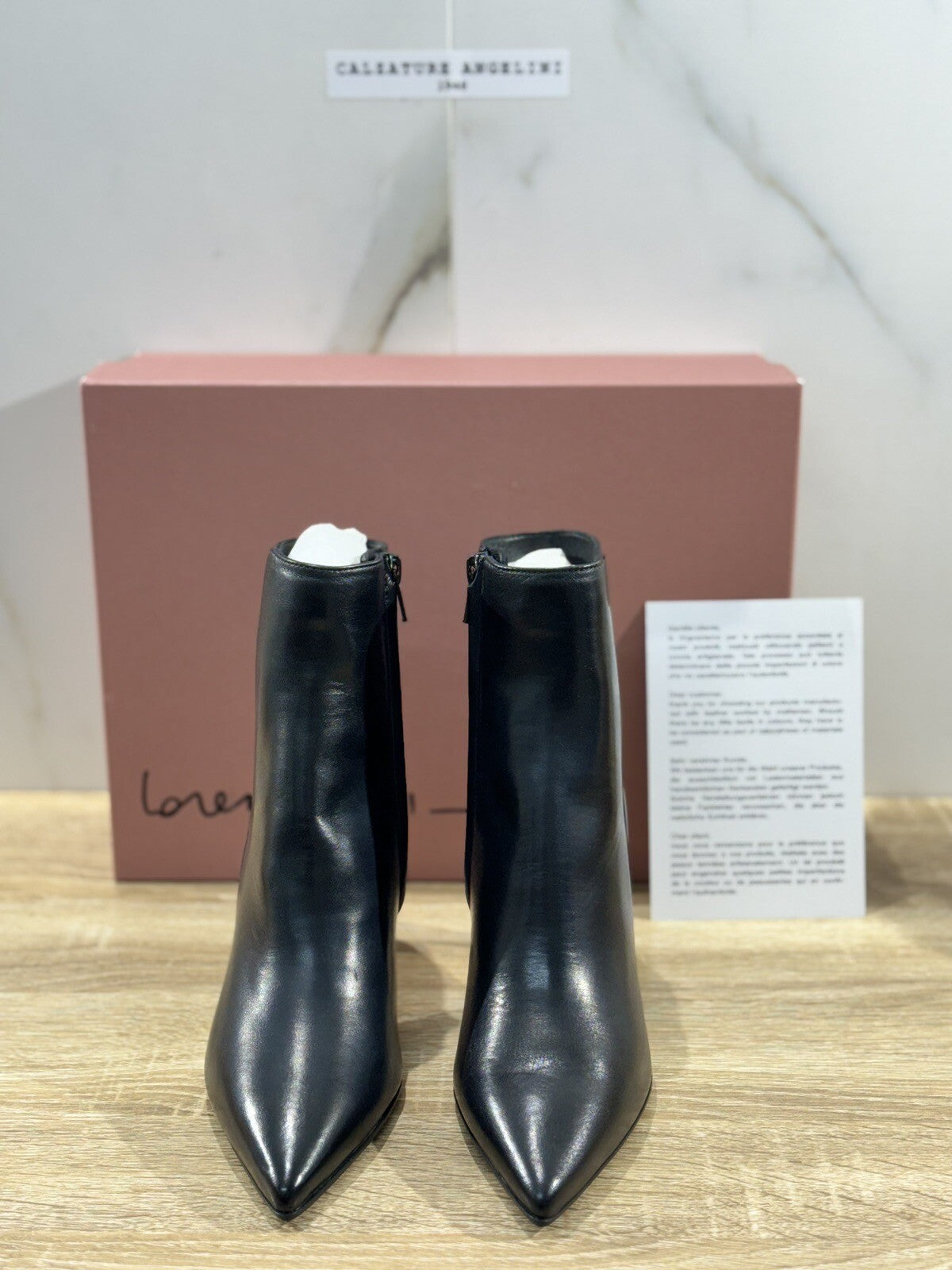 Lorena Paggi Stivaletto donna pelle Nero Super Soft luxury boot Donna 35