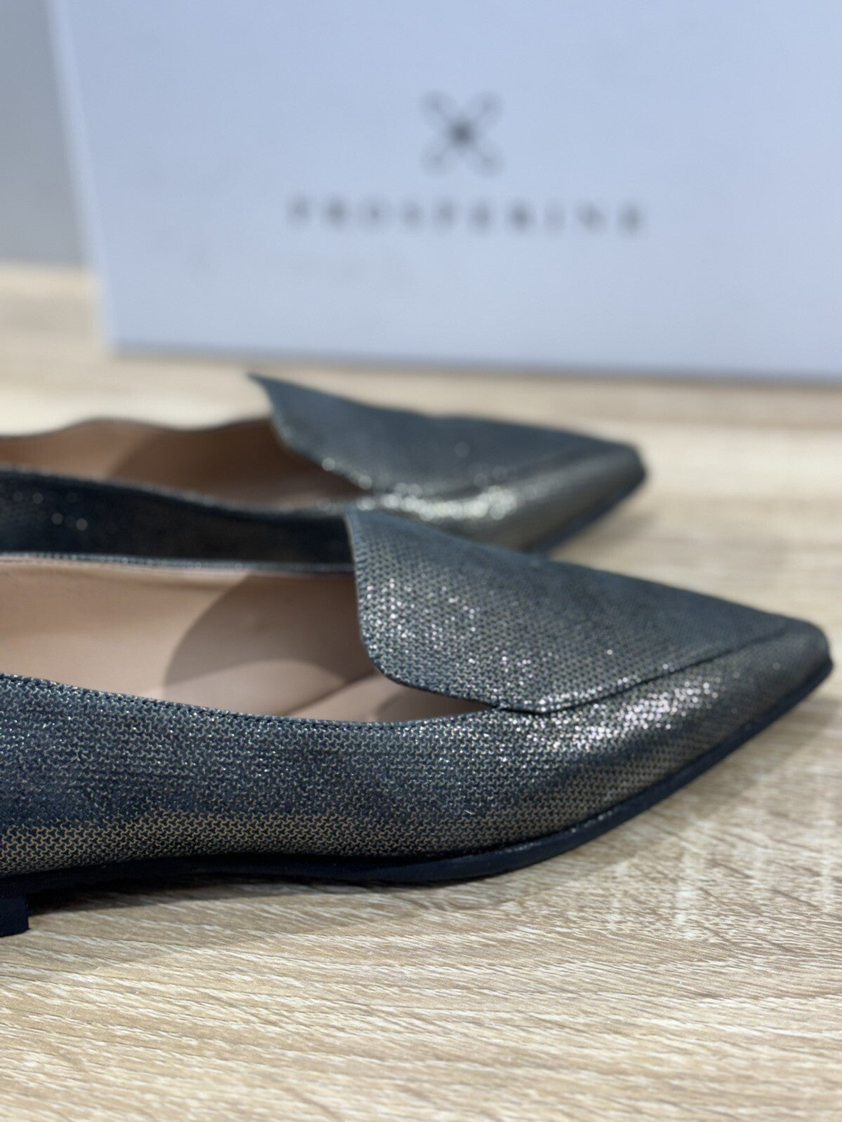 Prosperine Ballerina donna Oliva luxury made in italy 37