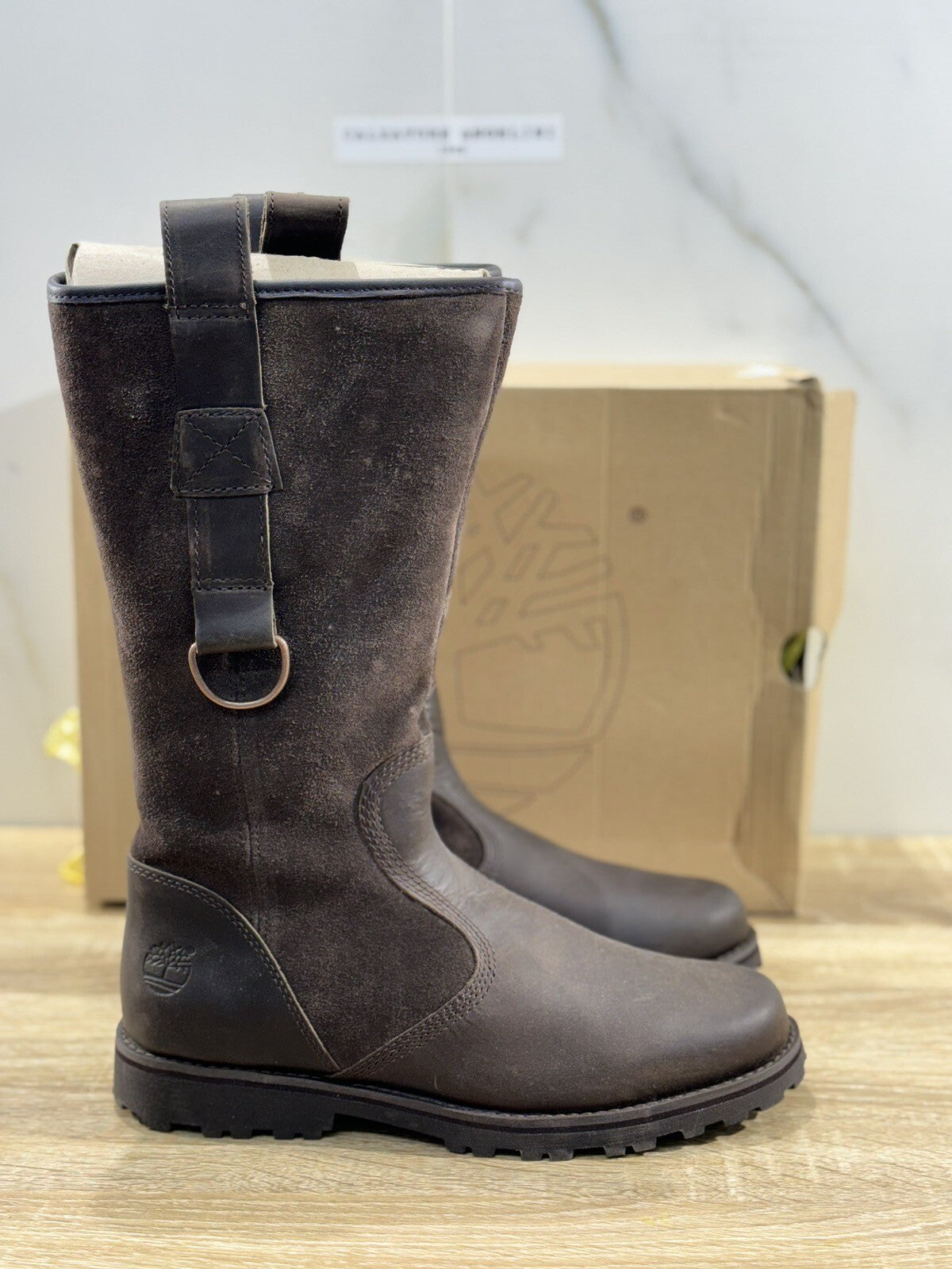Timberland 6 Inch Pelle Junior Boot Pelle Timberland Icon Waterproof 38
