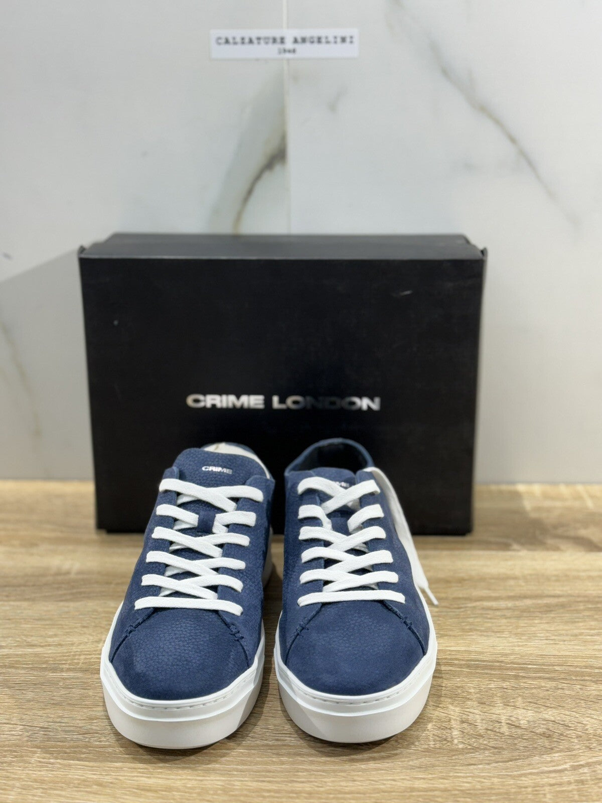Crime London Sneaker Uomo Low Top Extra Light Pelle Casual Men Shoes 40