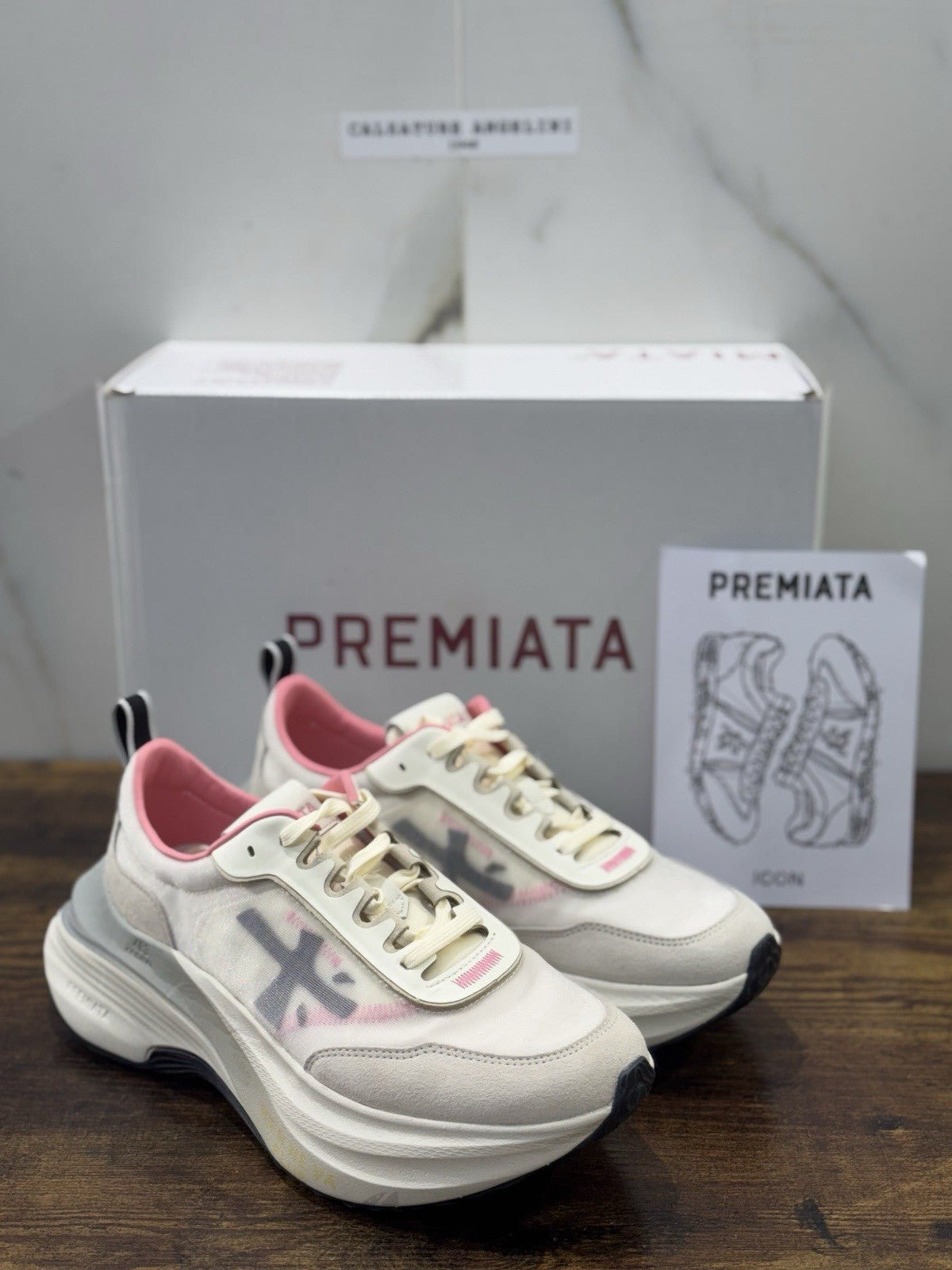 Premiata Timeless Trainer Sneaker Casual Premiata Scarpa Donna 40