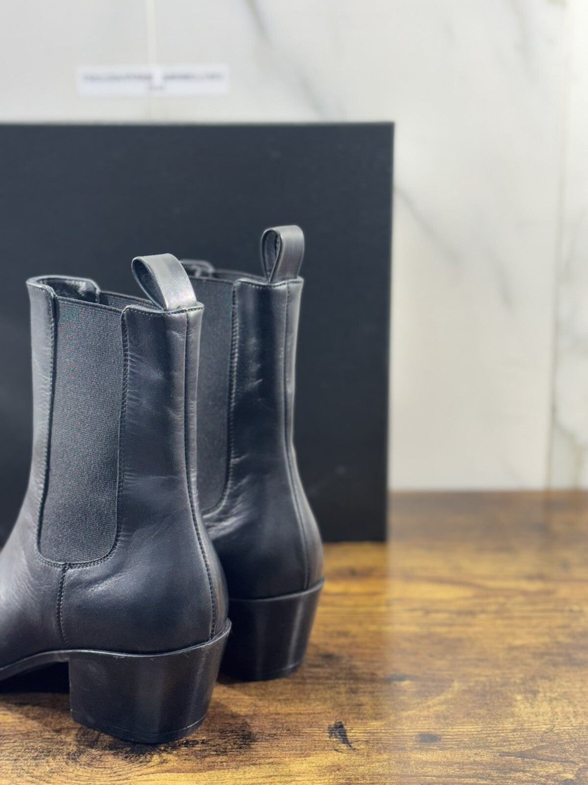Strategia Texano Donna A5812 Pelle Nero Luxury Western Boot Woman 40
