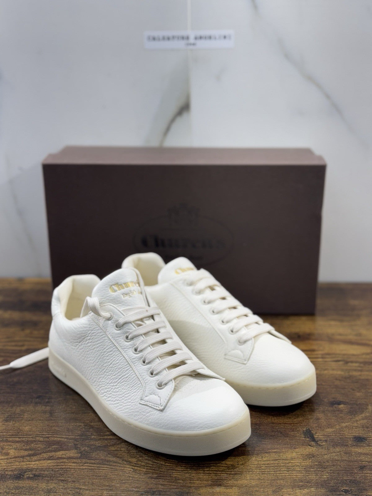 Church’s Ludlow Sneaker Pelle Cervo Ivory Luxury Uomo 40