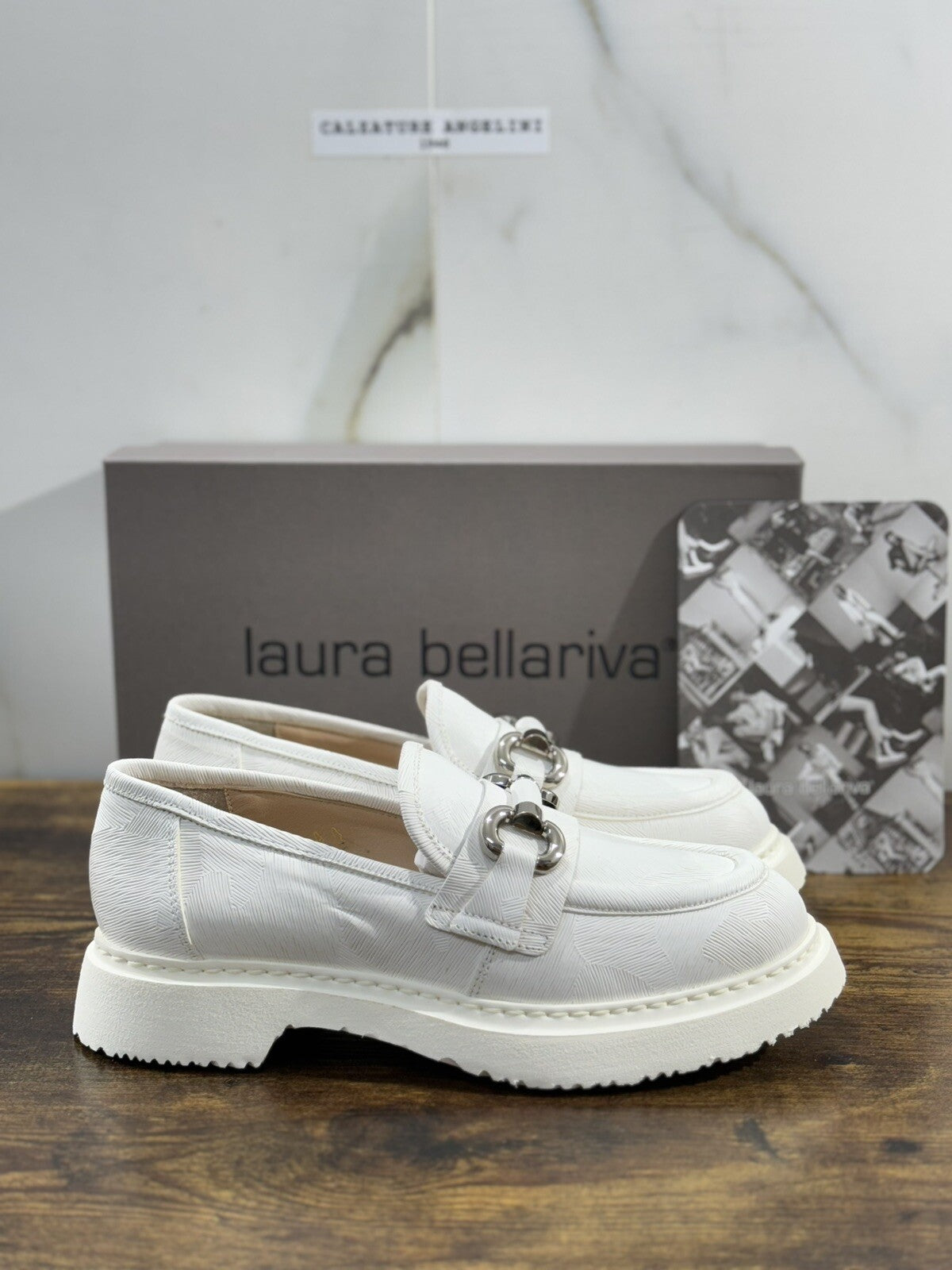Laura Bellariva Mocassino Donna Bianco Pelle Extra light 37