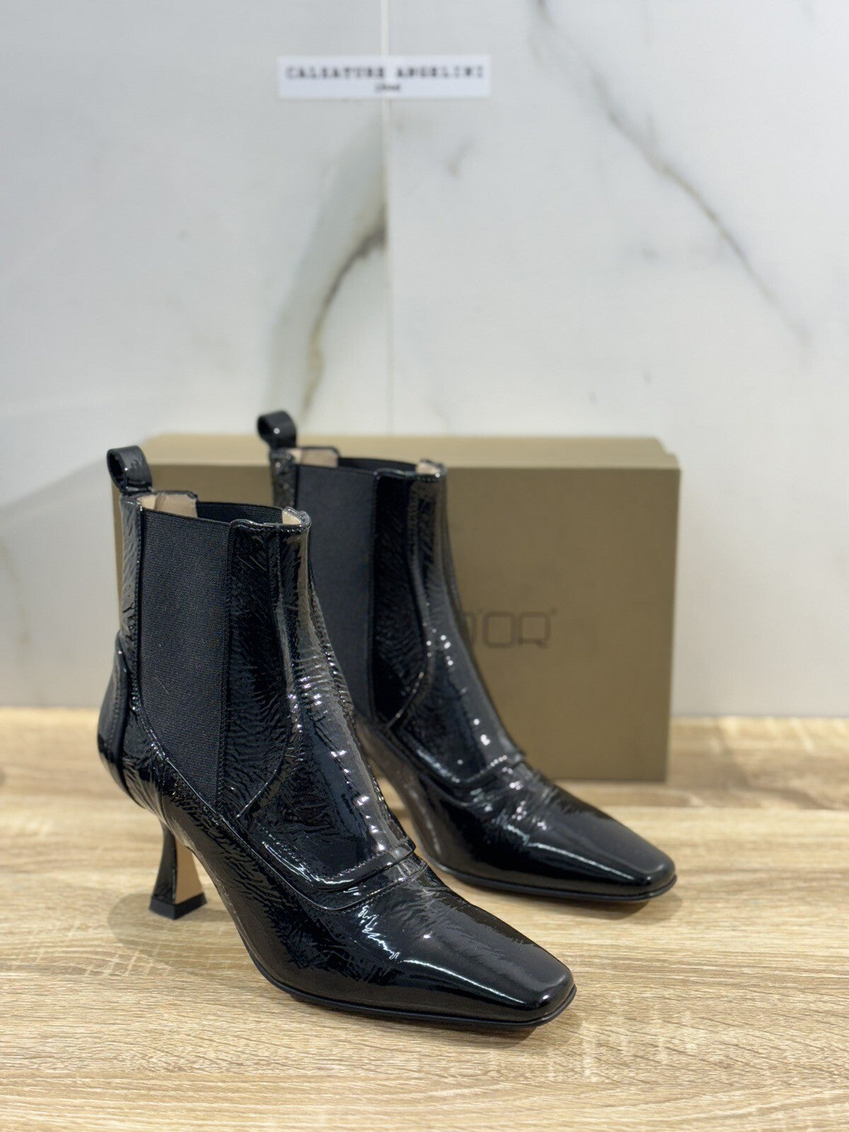 Pomme D’or Stivaletto Donna Pelle Nero Naplak Casual Luxury Boot 40’