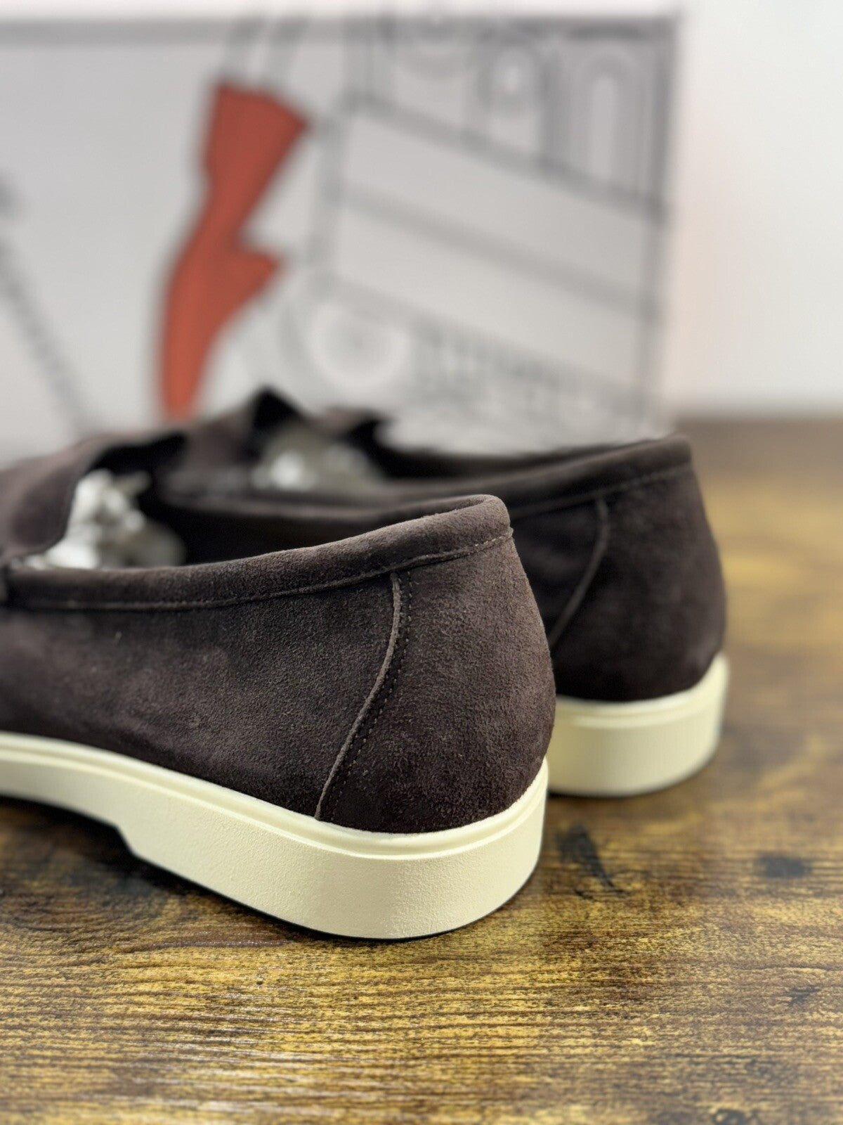 Il Mocassino Uomo Summer Walk Suede Fondo Gomma Ultra Flexi Made In Italy 40