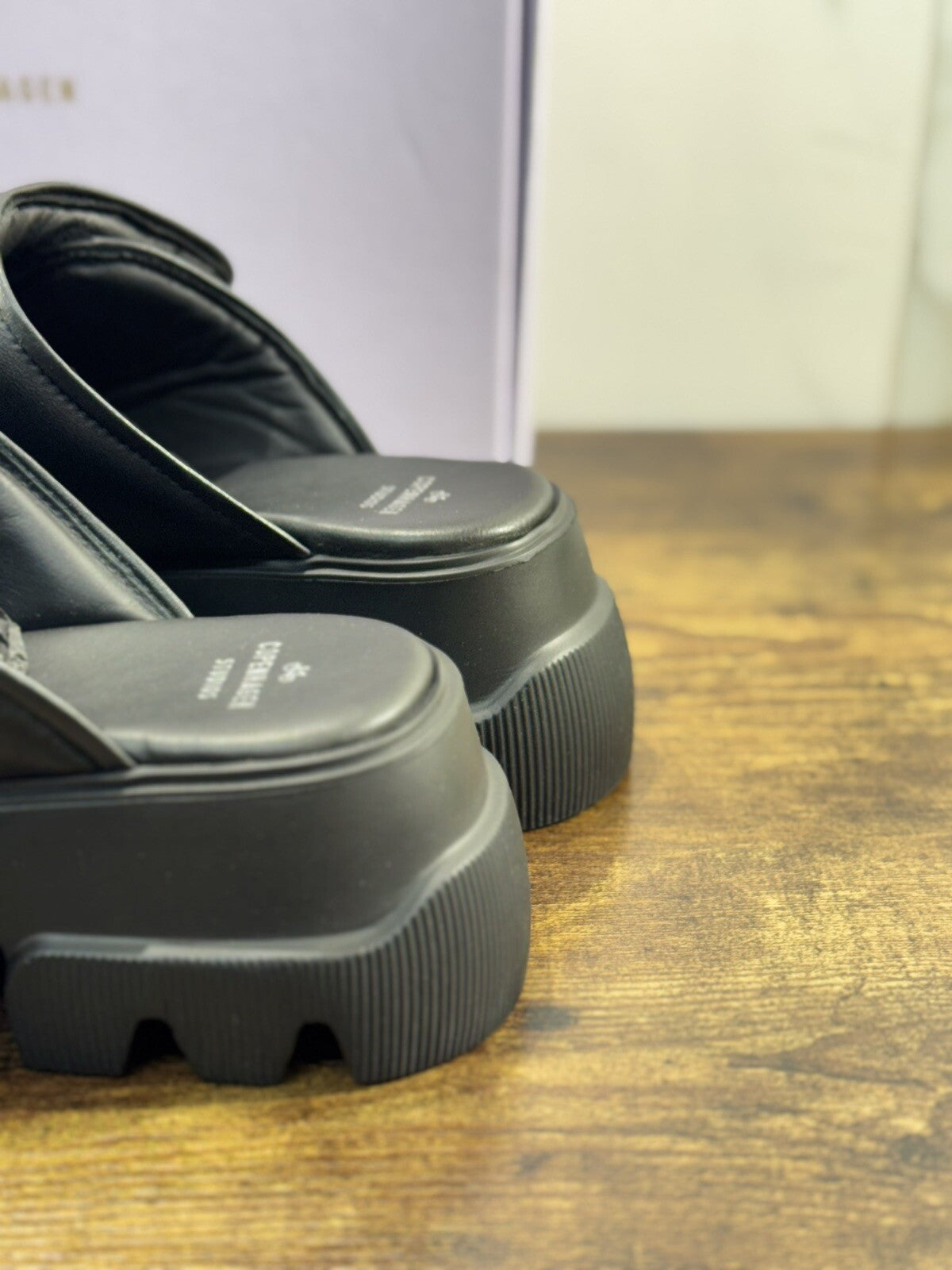 Copenhagen Ciabatta Donna Pelle Nero Extra Light Casual Shoes Woman 39