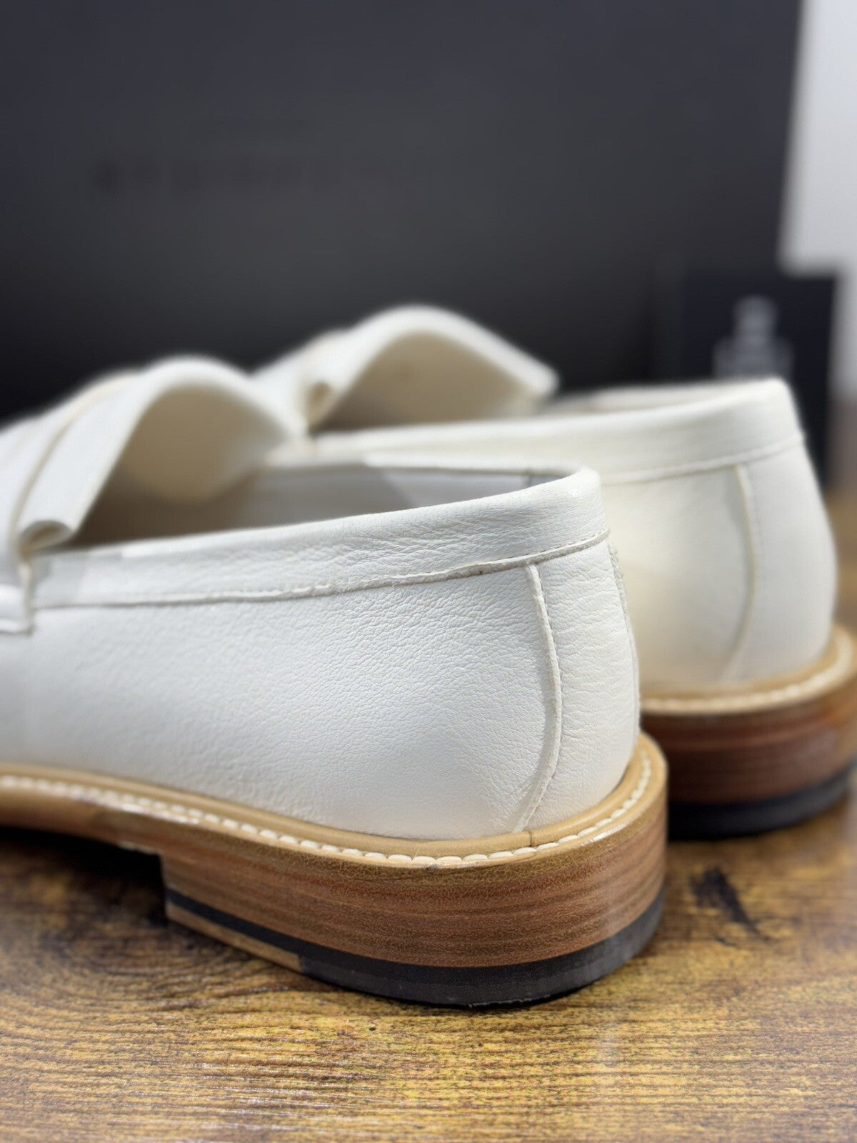 Sturlini Firenze Mocassino Uomo Pelle Bianco Luxury Craftmanship Men 40